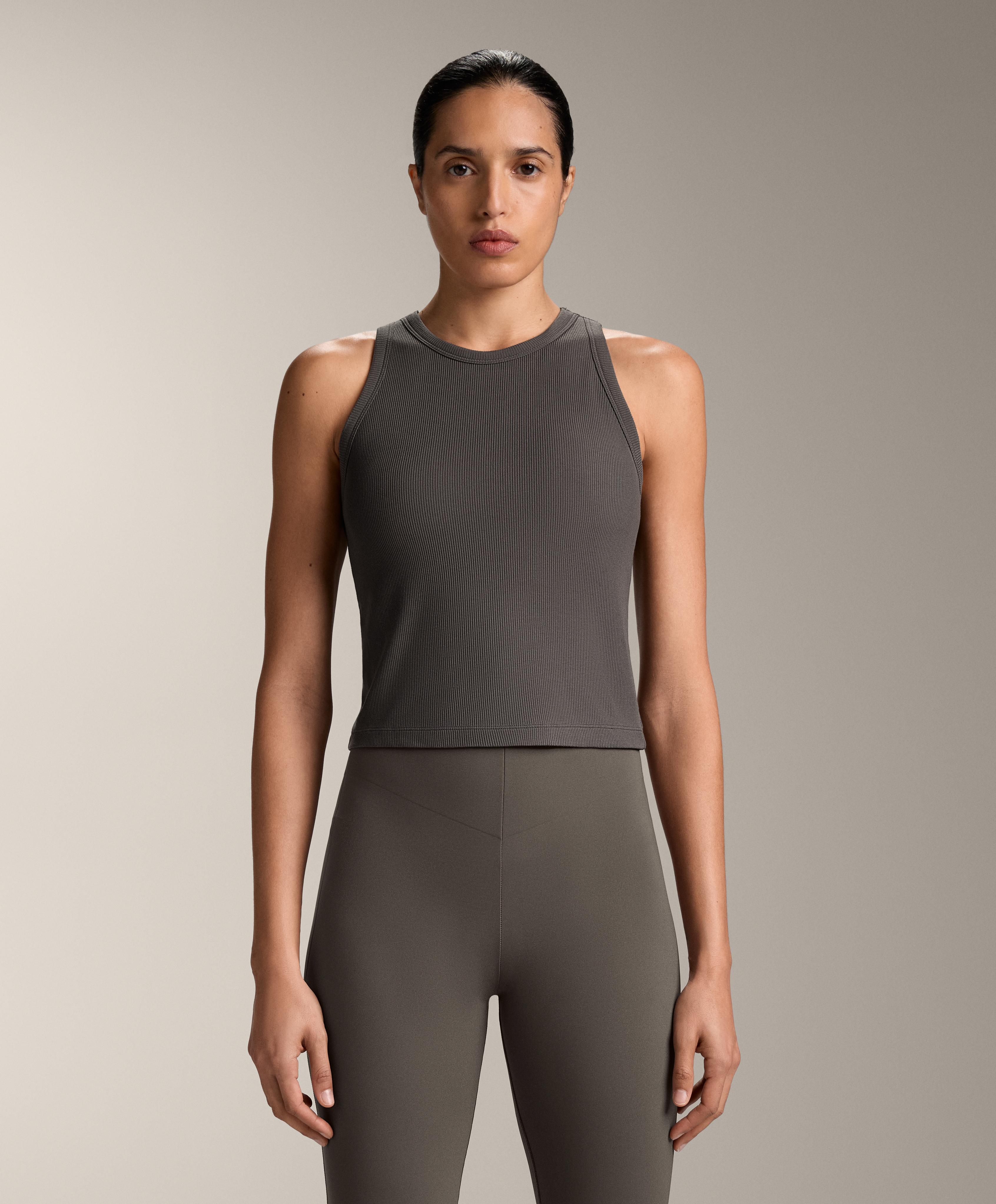 Long rib modal blend tank top Long rib modal blend tank top