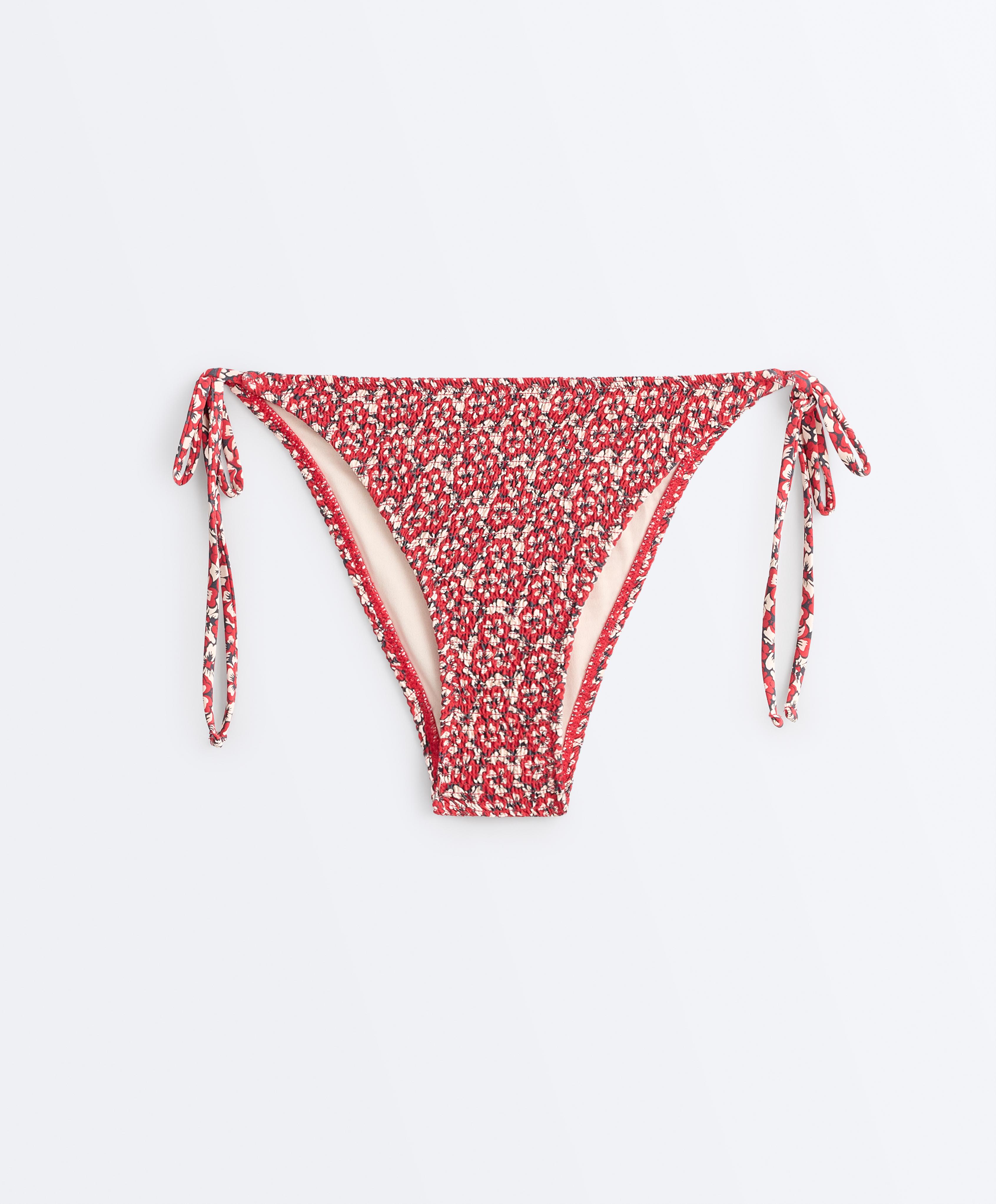 Bikini braga media lazos smock