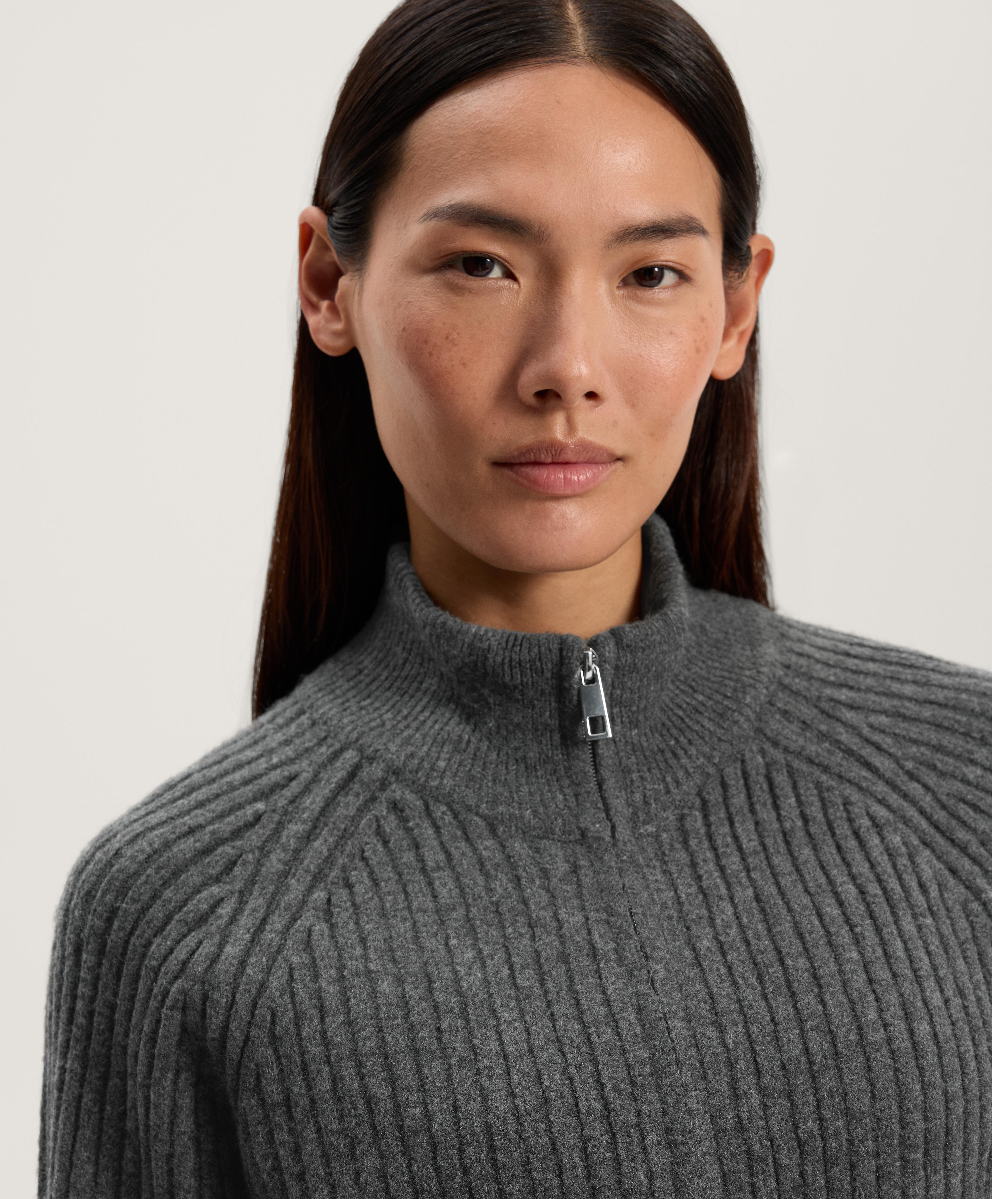 Yumuşak fitilli örgü ceket - Görsel 5