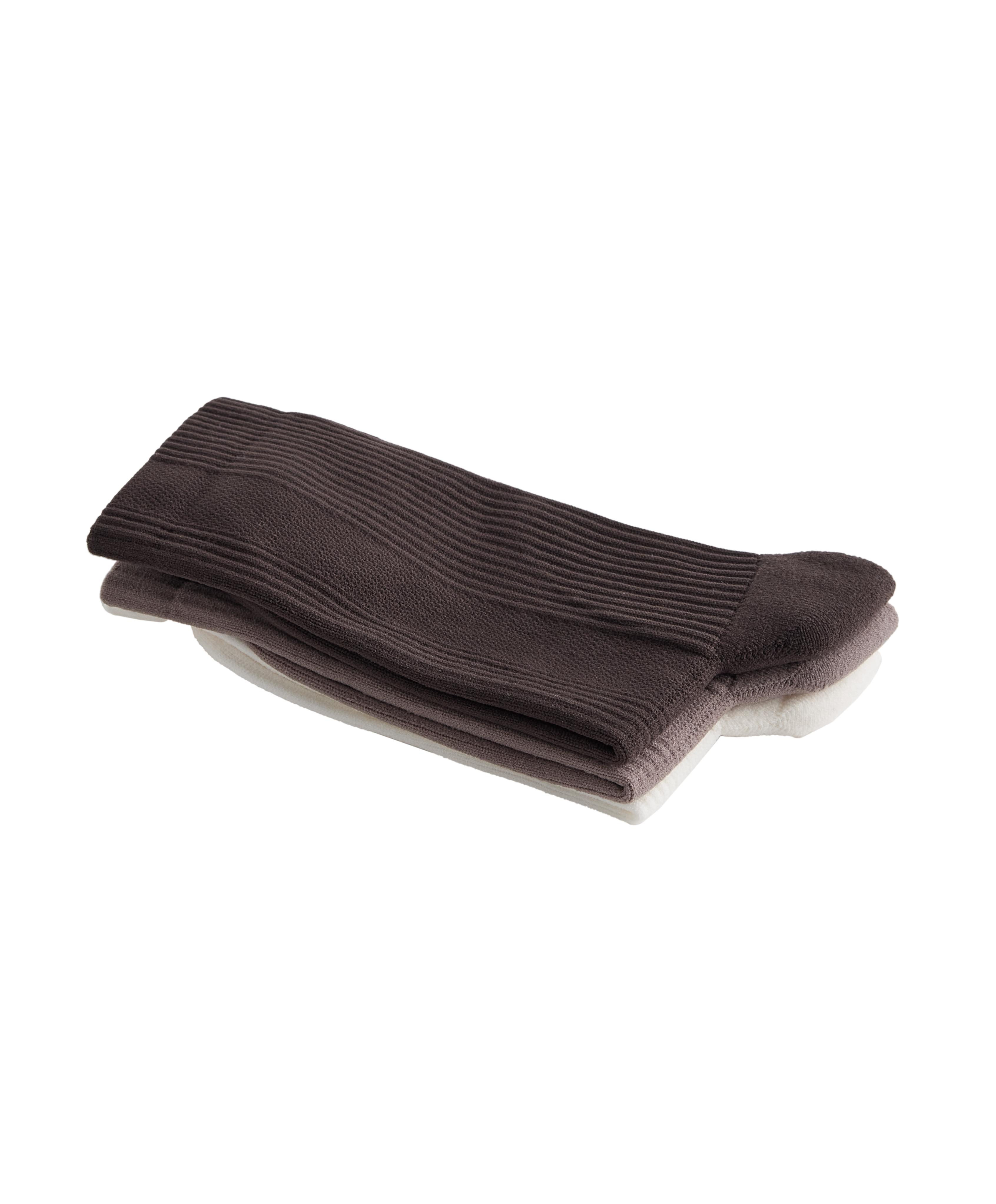 3 pairs of Classic polyamide blend sports socks — BROWN