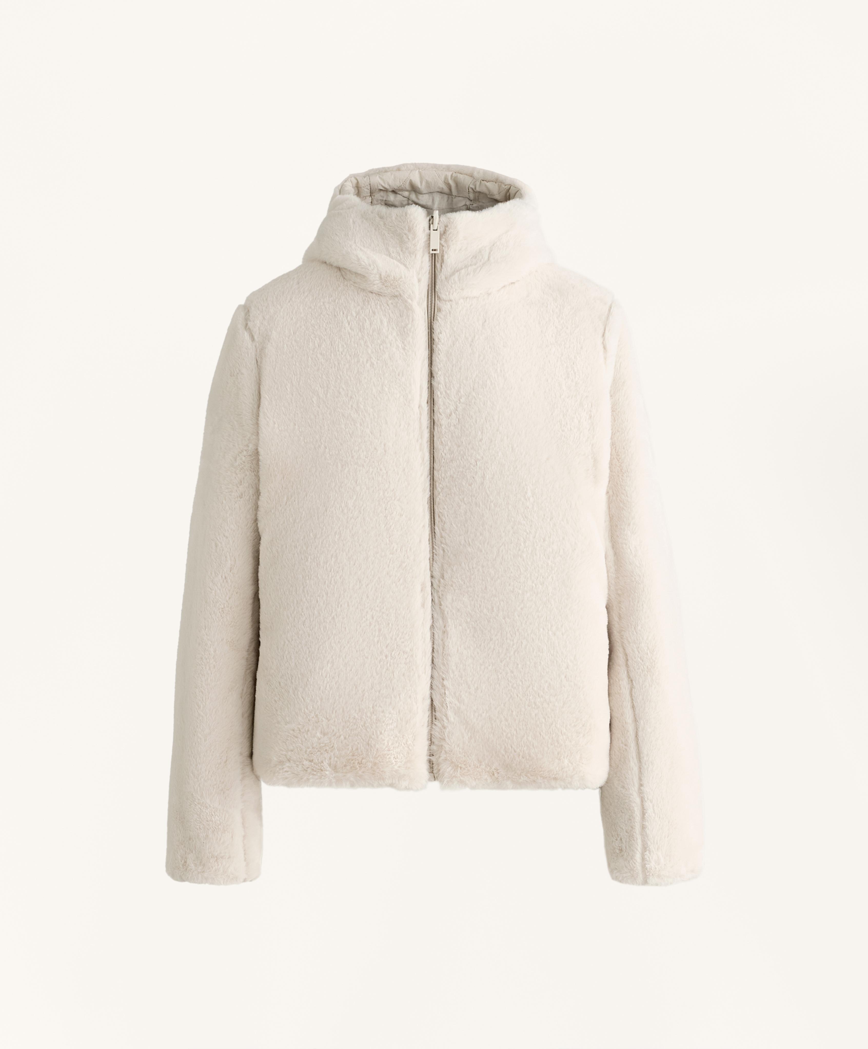 Reversible faux fur FELLEX® AEROGEL padded jacket - Sale