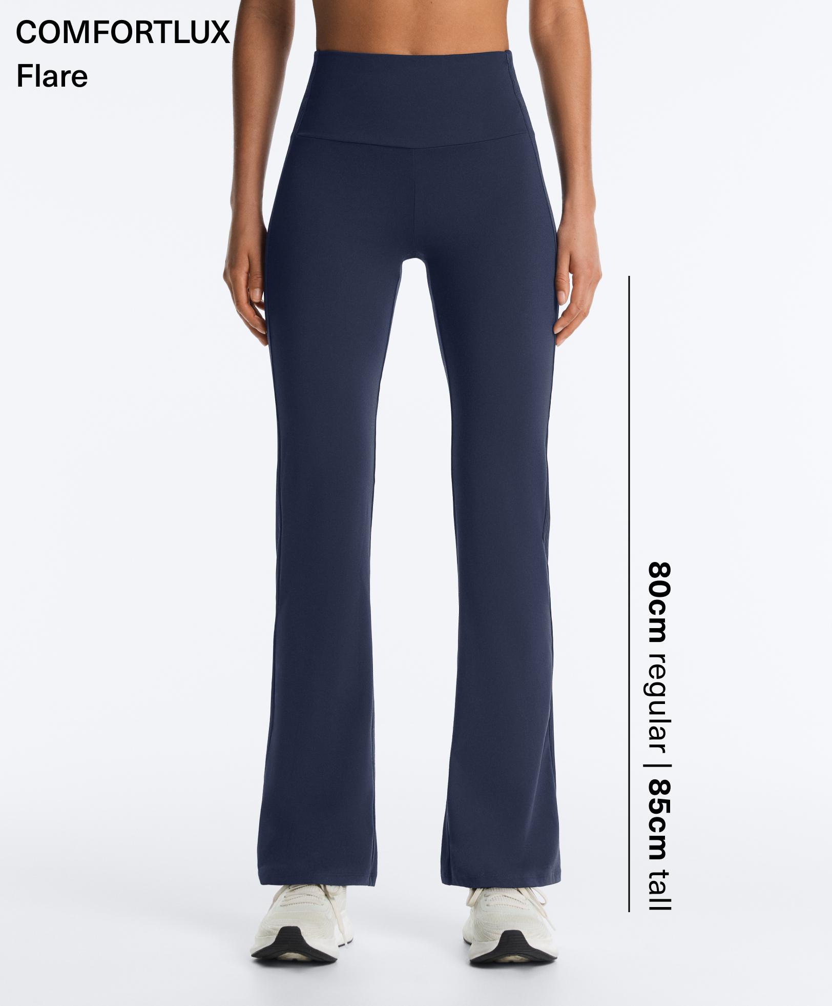 Comfortlux Flare-Hose High Rise mit Rib Comfortlux Flare-Hose High Rise mit Rib