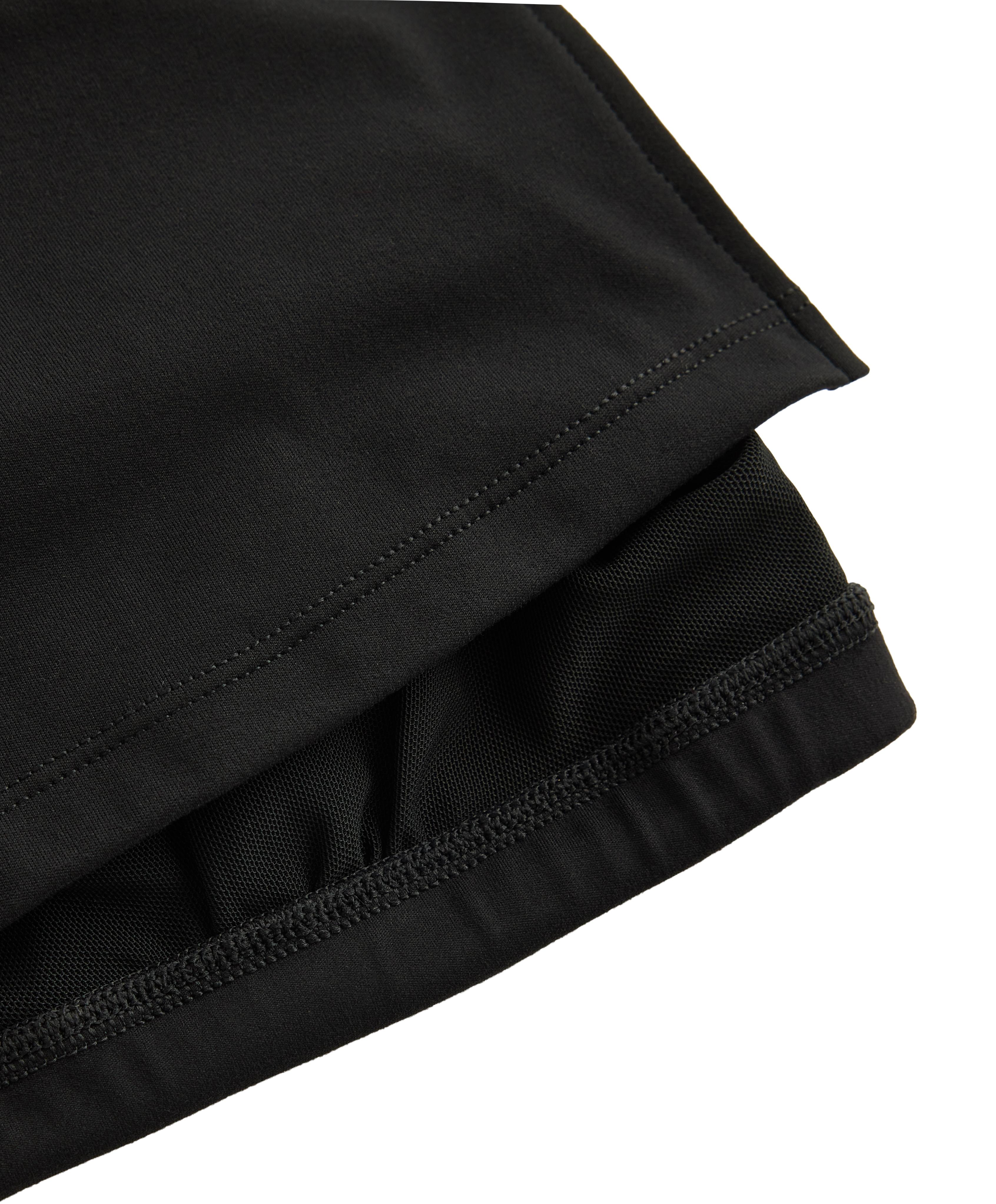 Long Comfortlux halter tank top — BLACK