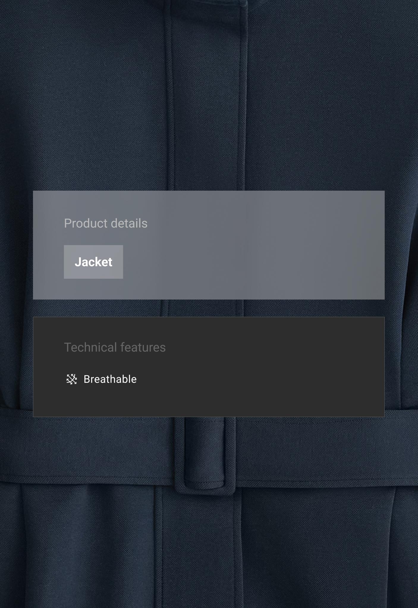 Long utility jacket with cotton