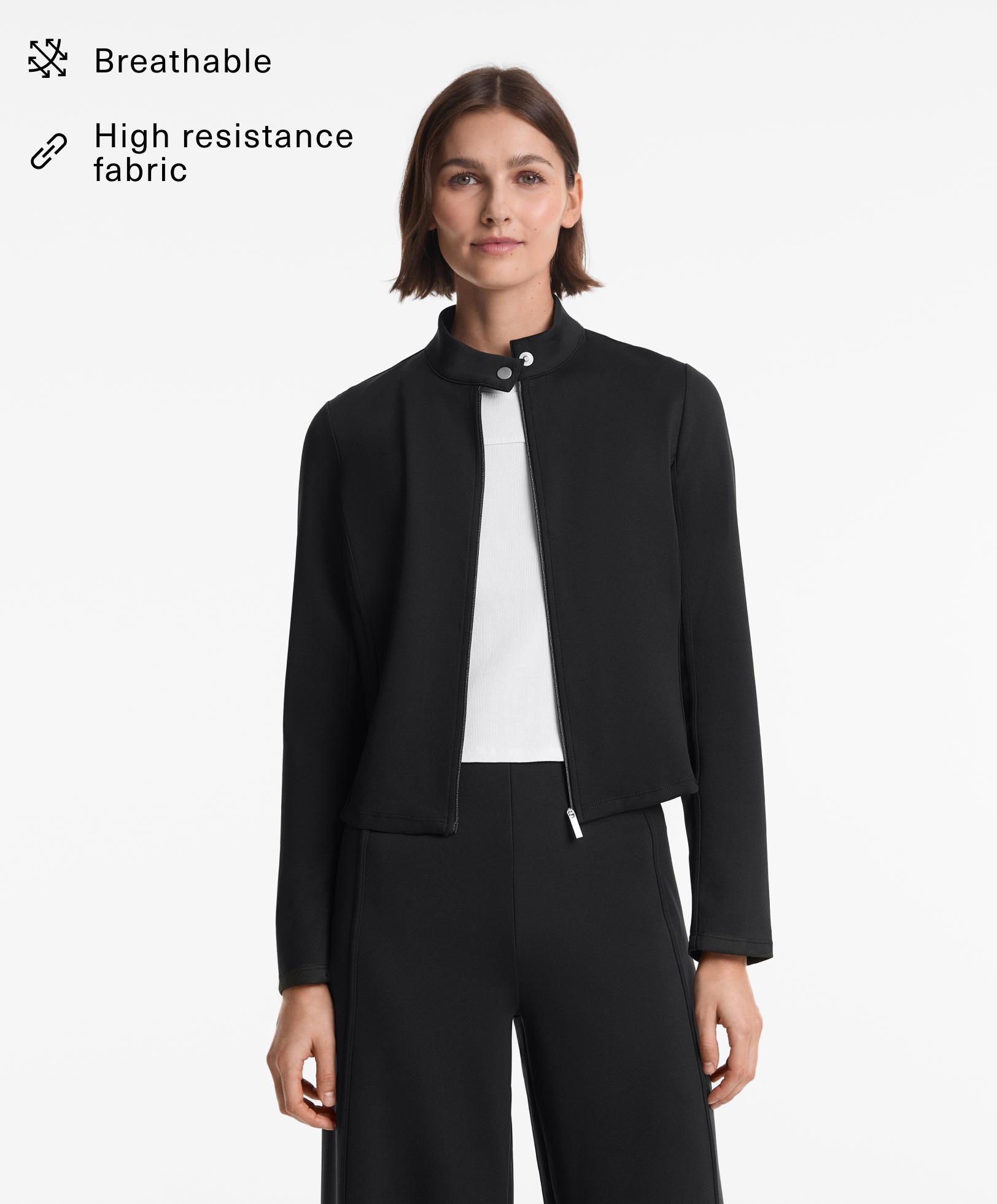 Neoprene-effect jacket - Sale