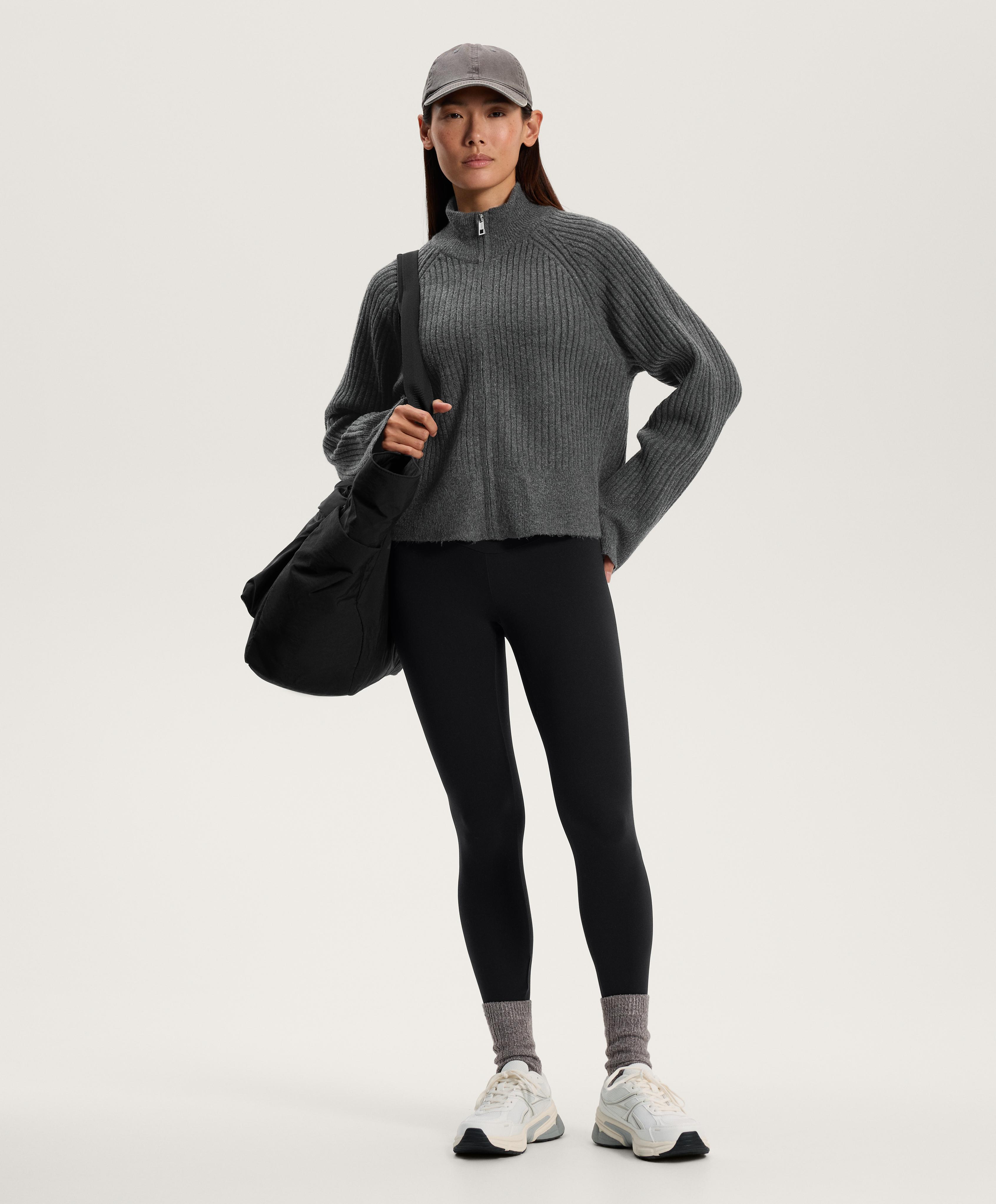 Yumuşak fitilli örgü ceket - Görsel 6