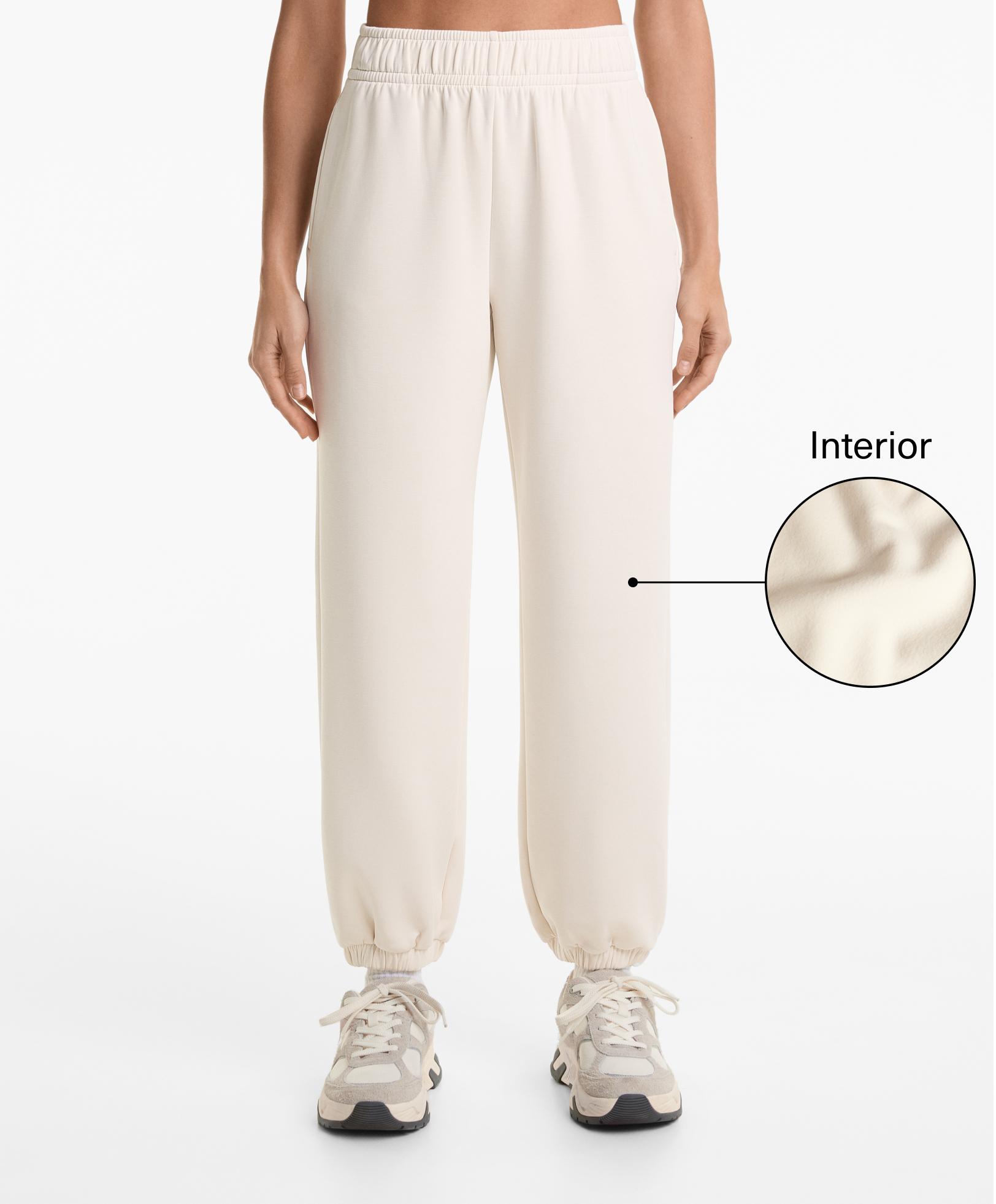 Joggers with brushed modal
