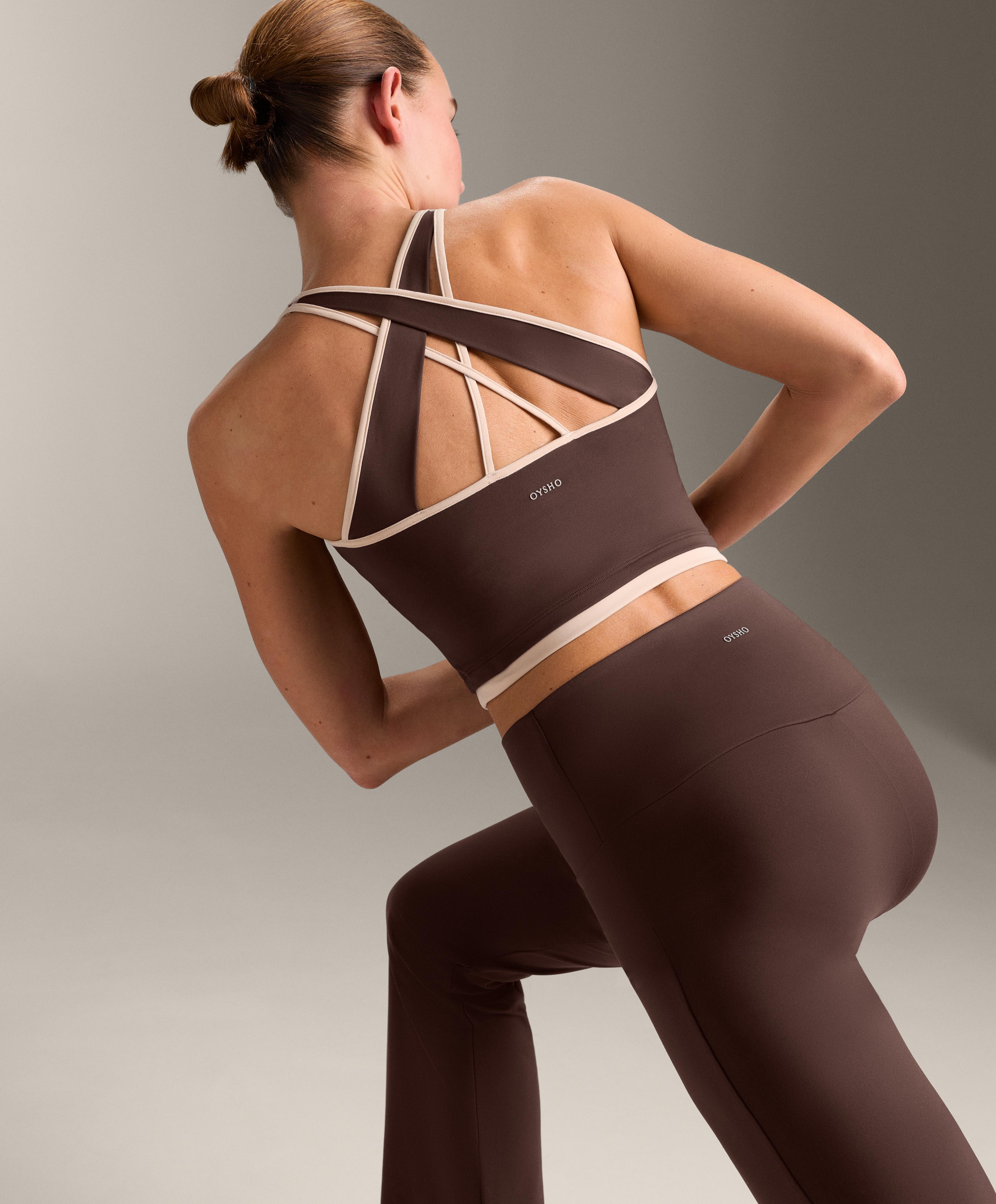 Comfortlux contrast crossover back Tank top