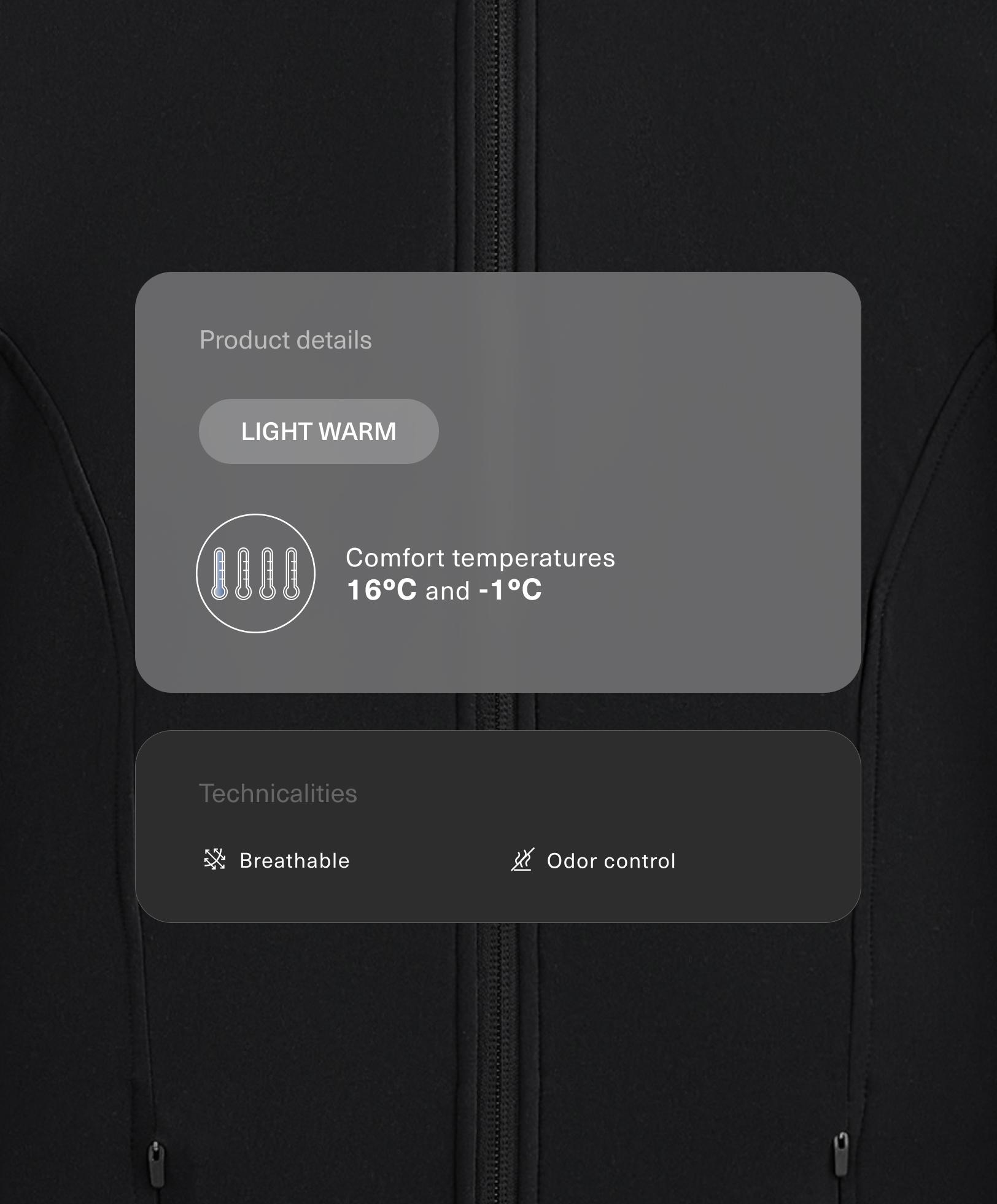 Chaqueta técnica light warm Chaqueta técnica light warm