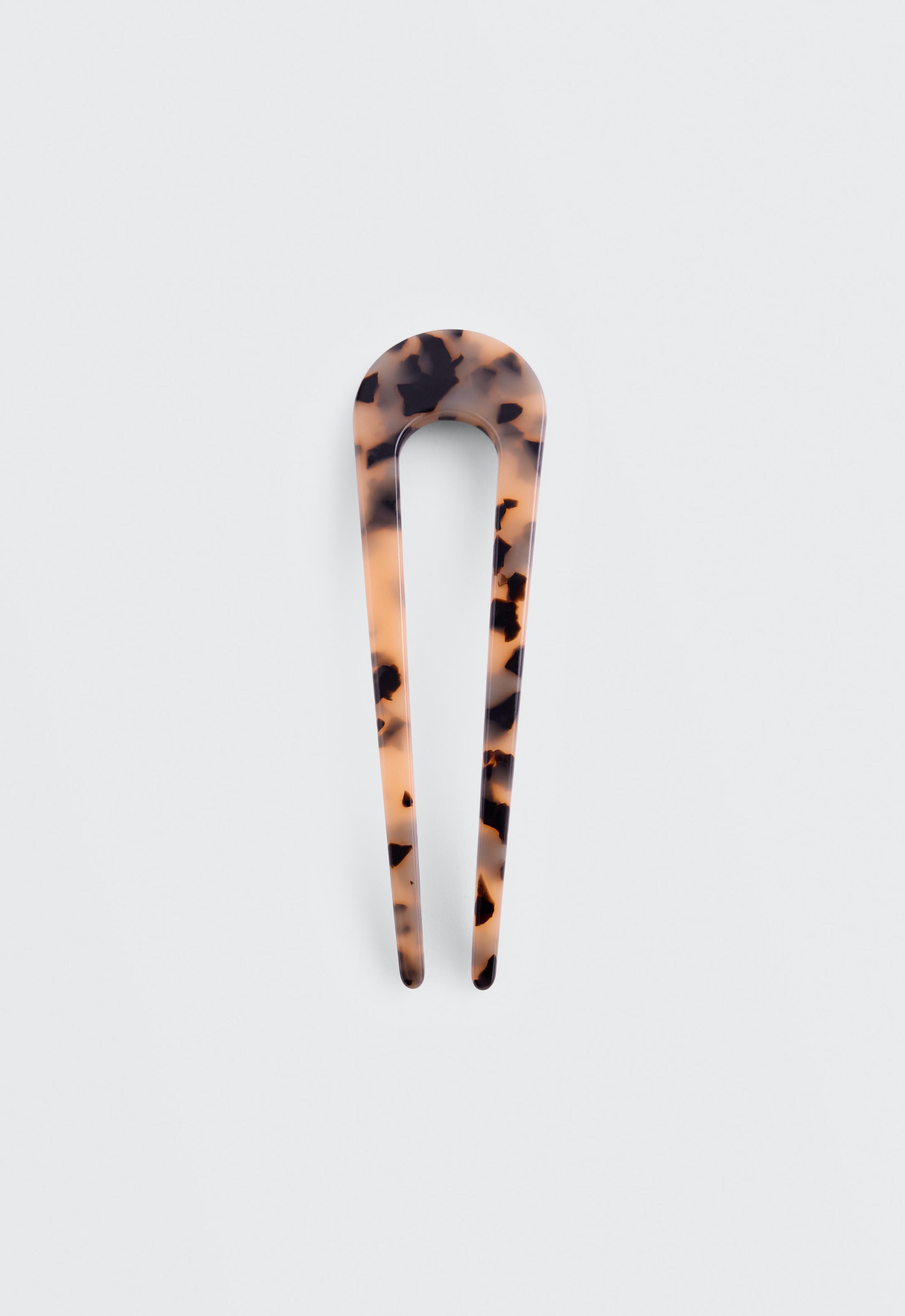 12cm hair slide — BLACK