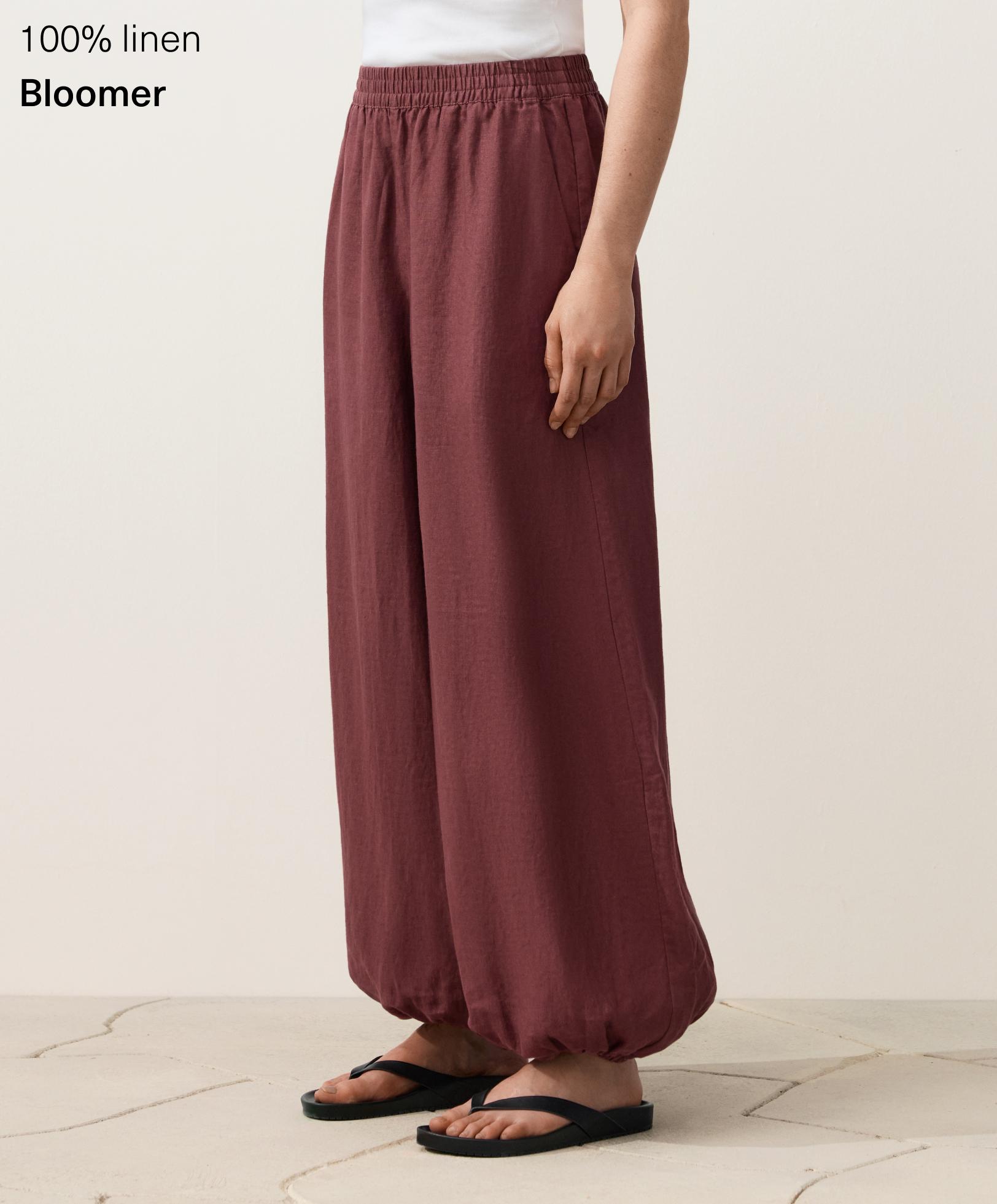 100% linen bloomer trousers 100% linen bloomer trousers