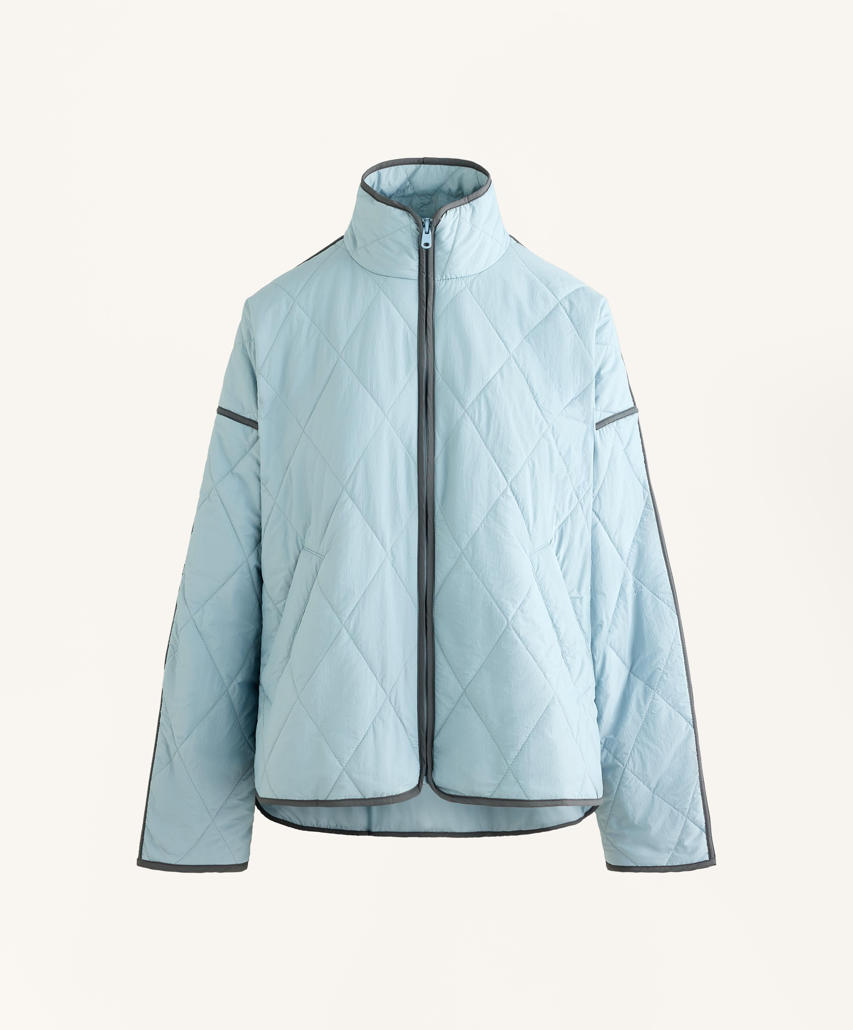 Water-repellent FELLEX® AEROGEL padded jacket — DUSTY-BLUE