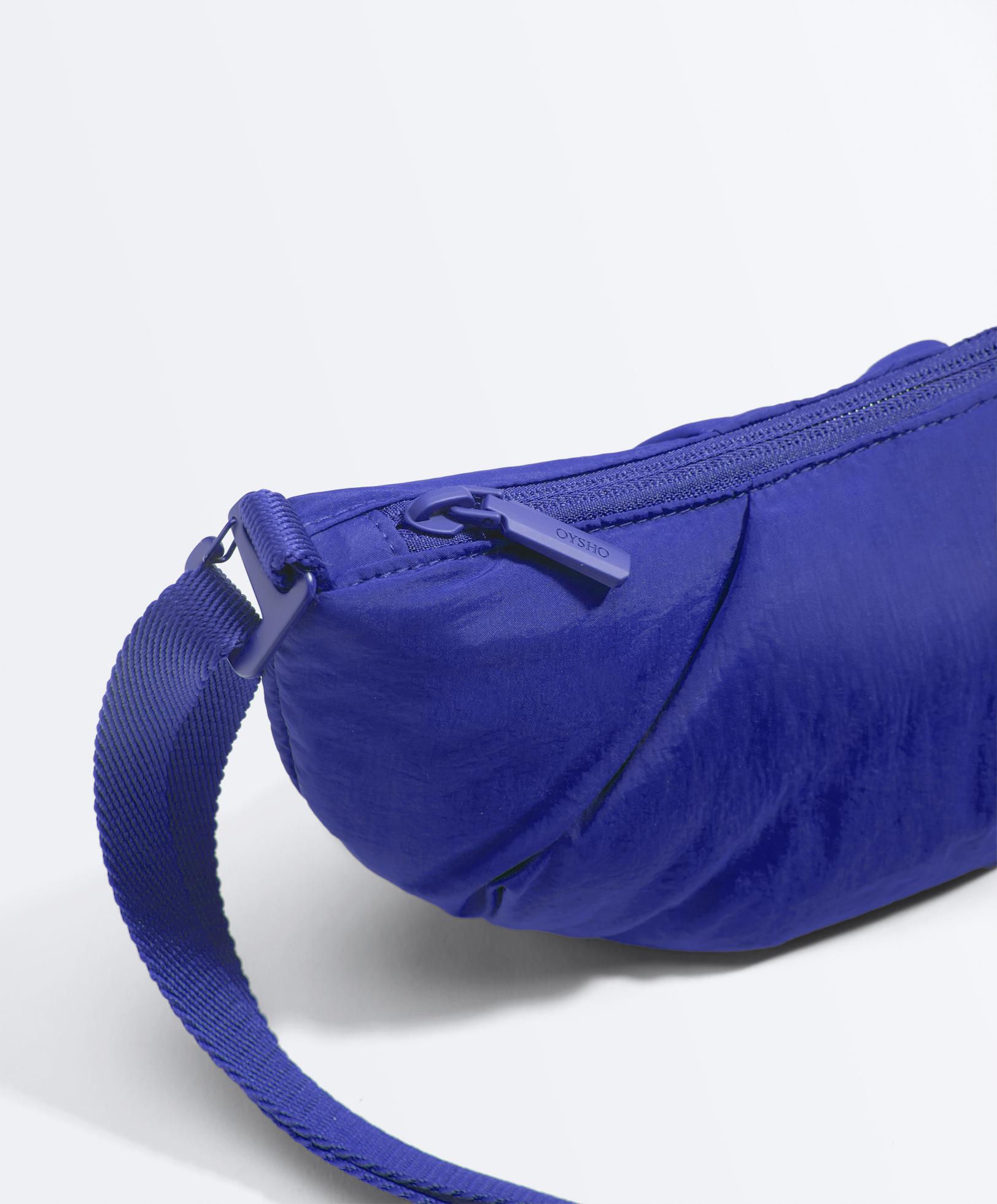 Mini quilted crossbody bag — BLUE