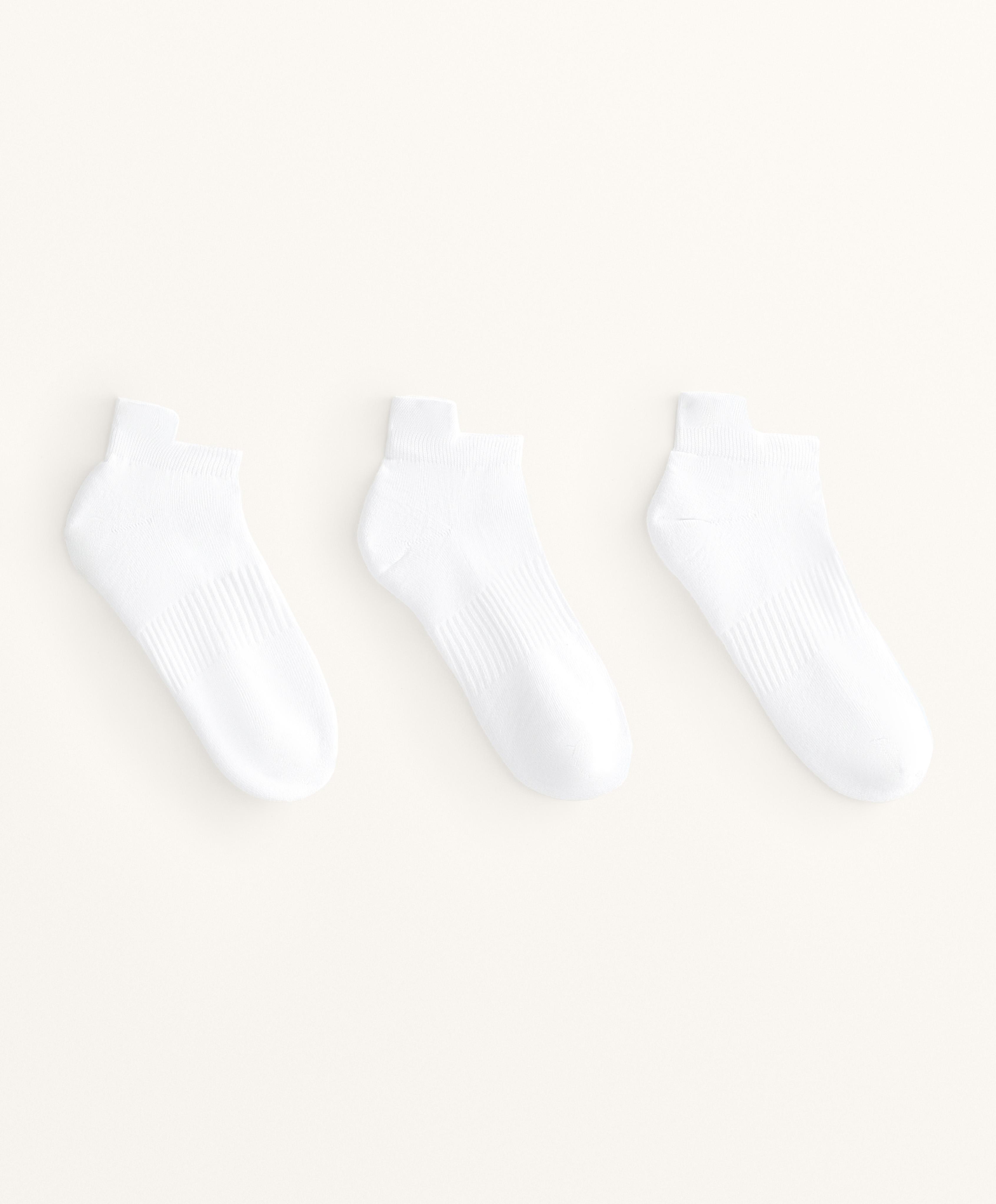 3 pairs of cotton blend sports sneaker socks with heel tab 3 pairs of cotton blend sports sneaker socks with heel tab