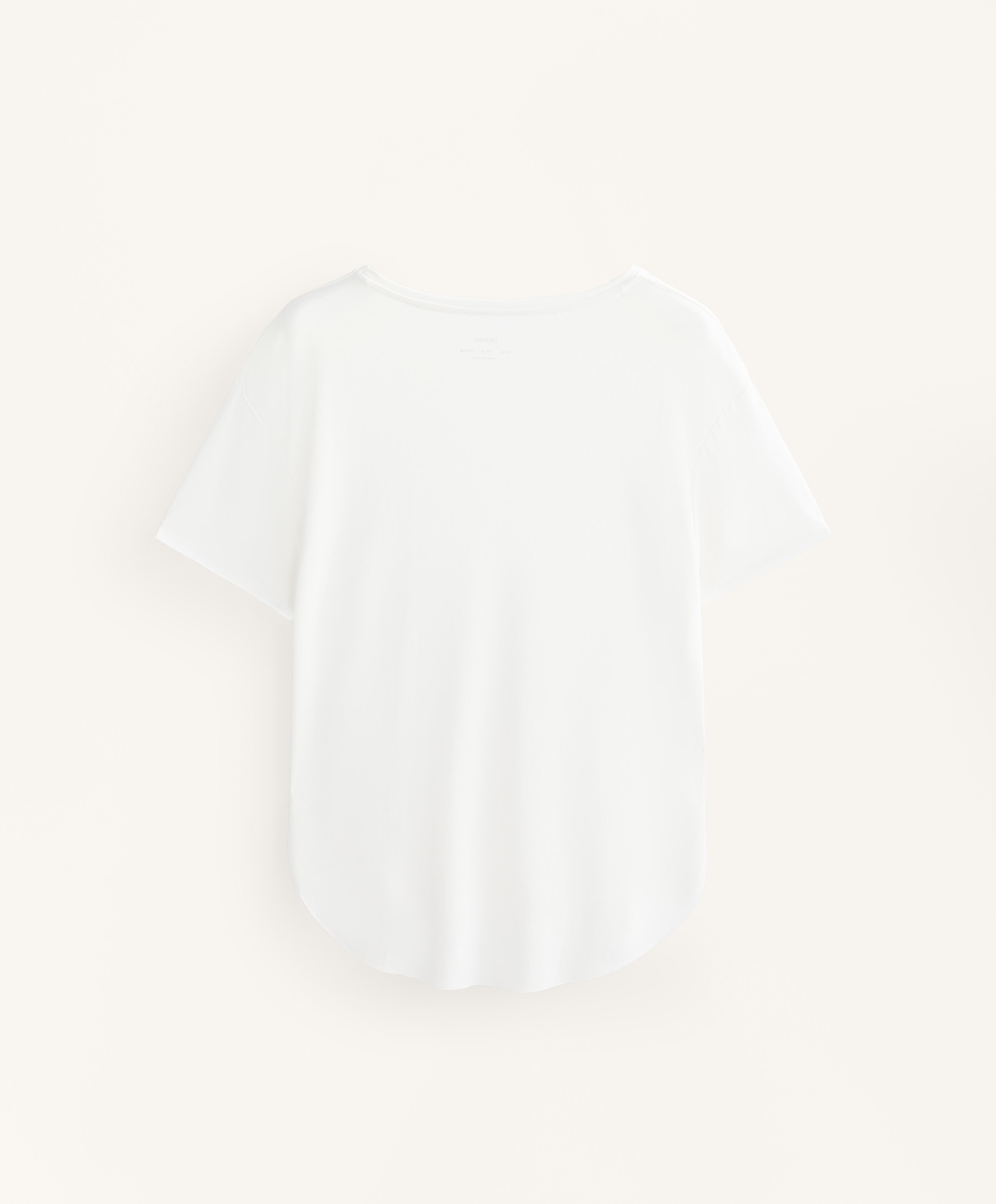 T-Shirt Modal-Mischung mit kurzen Ärmeln T-Shirt Modal-Mischung mit kurzen Ärmeln