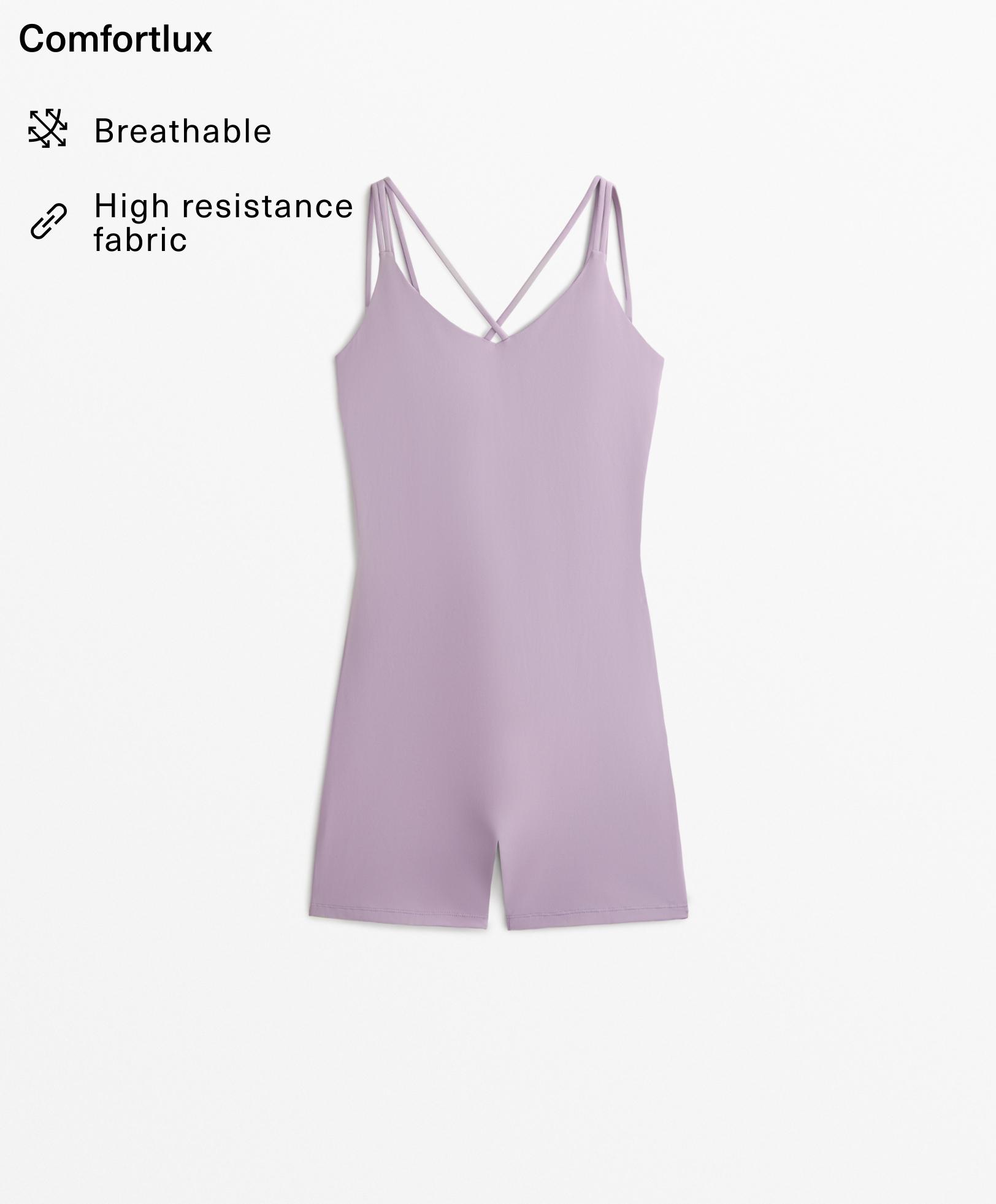 Comfortlux double strap short jumpsuit