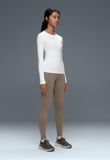 Seamless base layers T-shirt — WHITE  1