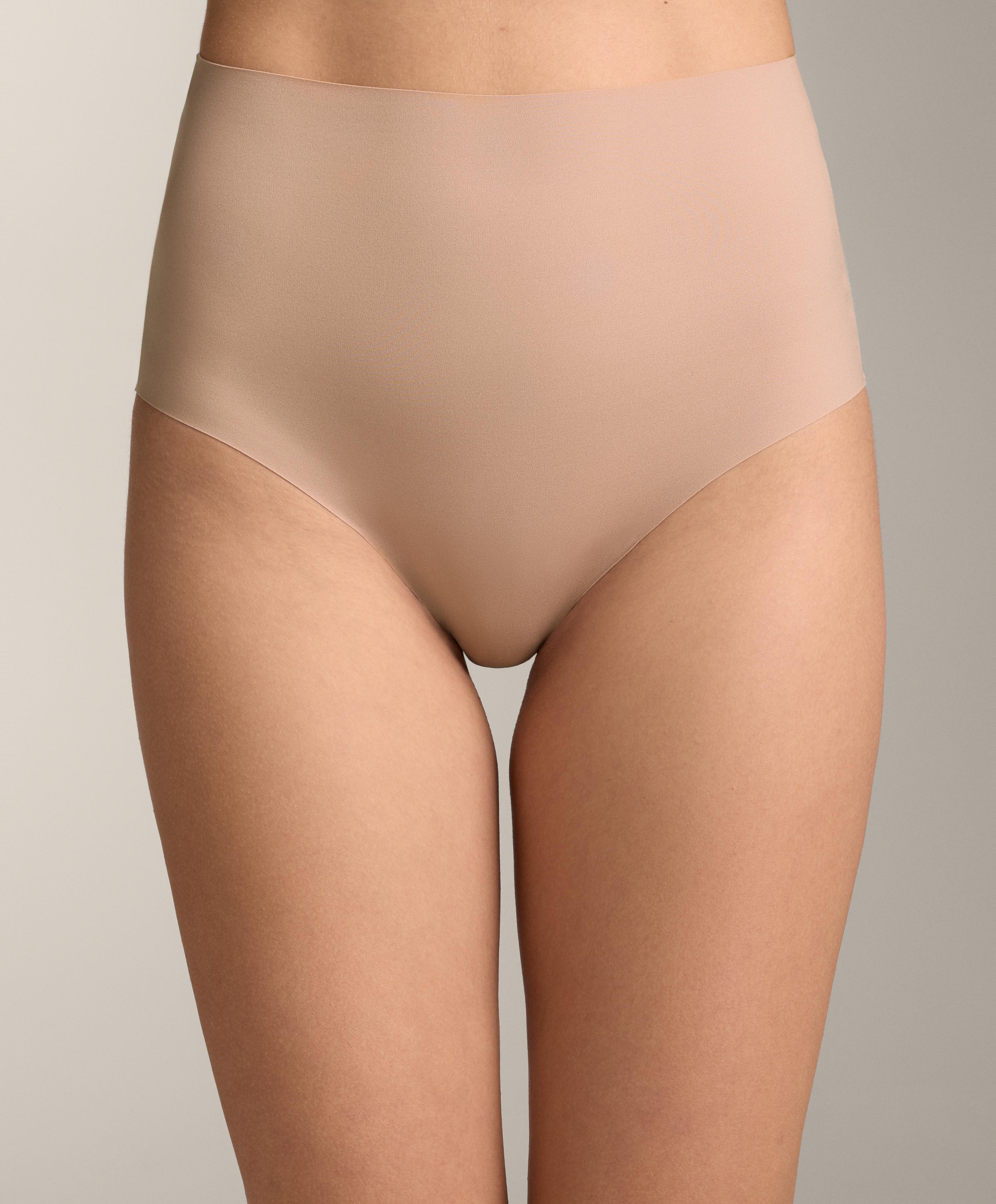 2 invisible medium-support high-rise classic briefs — BEIGE