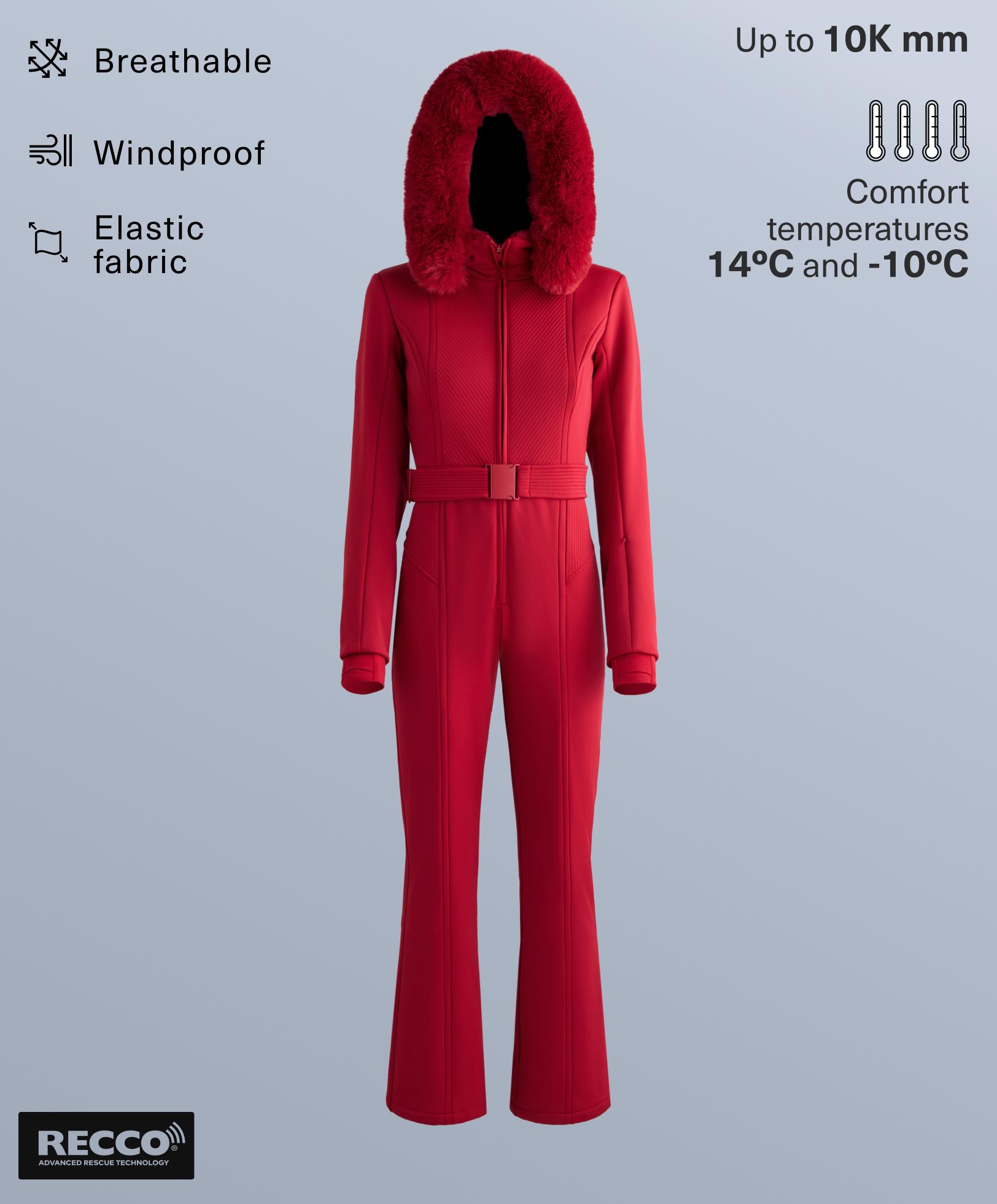 Mono elástico ajustado SKI resistente al agua