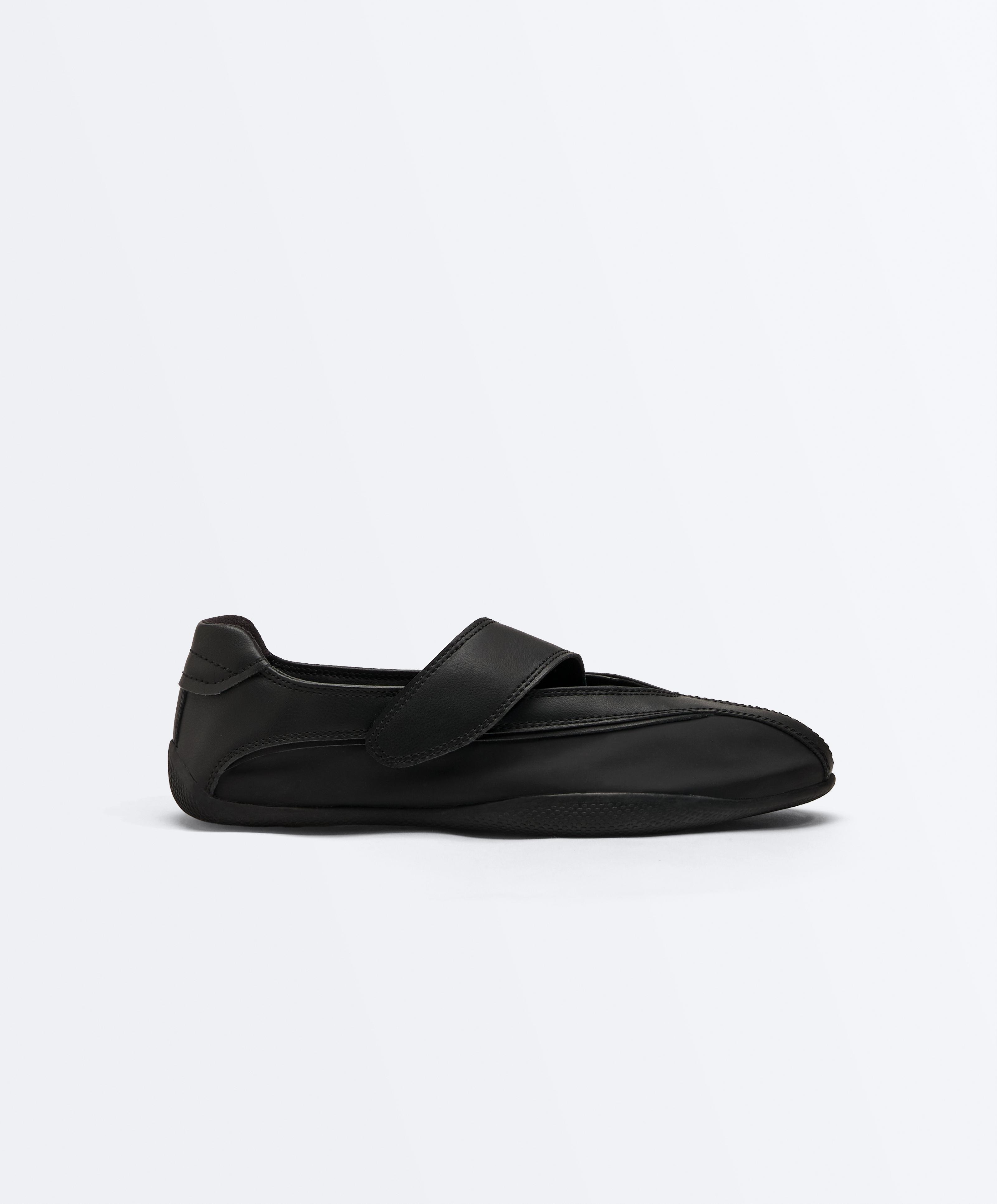Sport ballet flat — BLACK