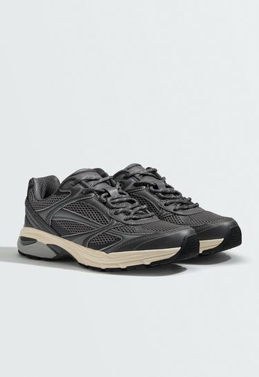 Multi-panel freetime trainers — DARK GREY 2