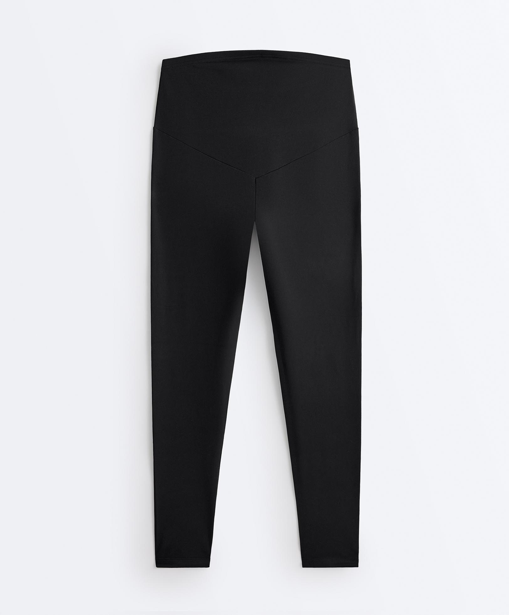 Comfortlux maternity leggings — BLACK