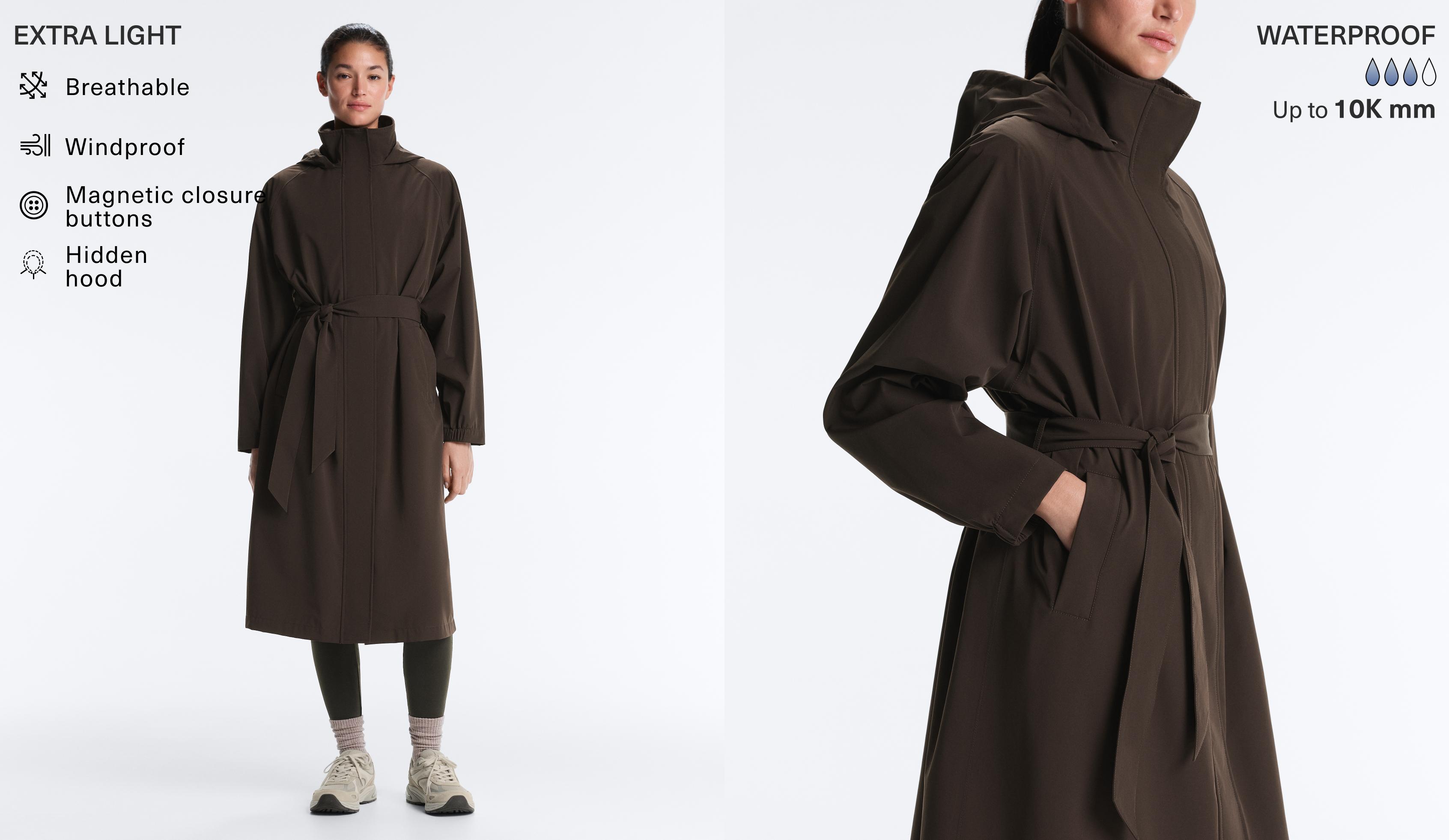 Long extra lightweight 10k waterproof jacket Long extra lightweight 10k waterproof jacket