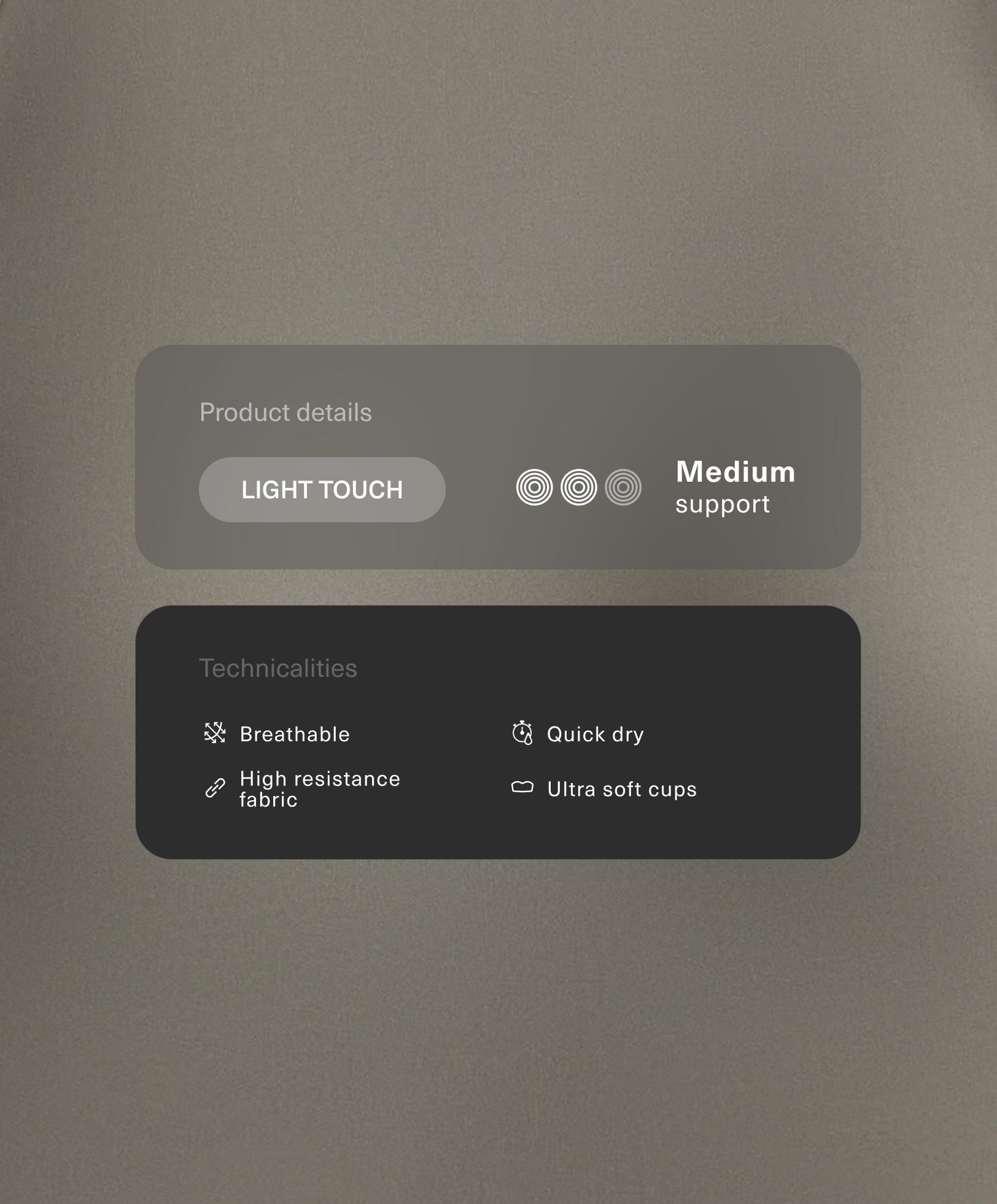 Tank top Light Touch dos croisé Tank top Light Touch dos croisé