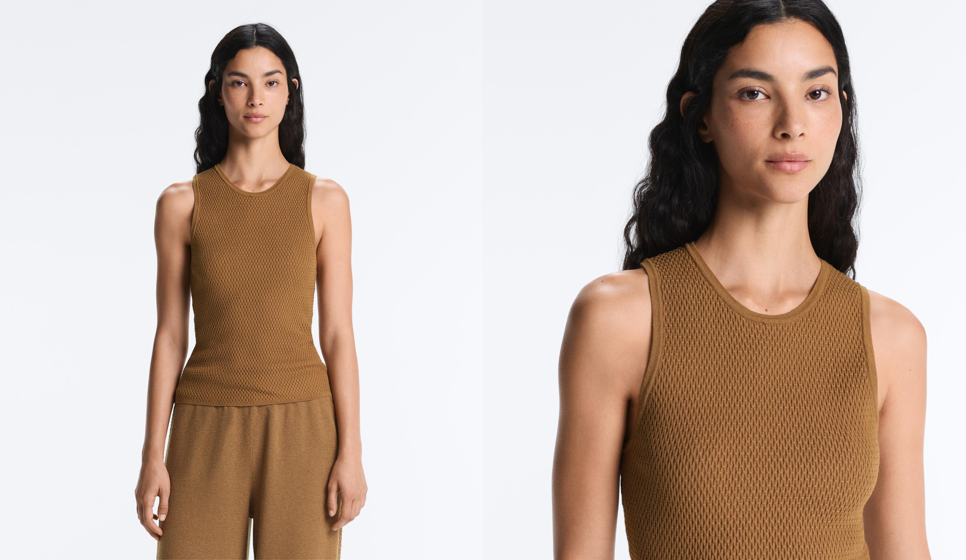 Sleeveless knit top - Sale