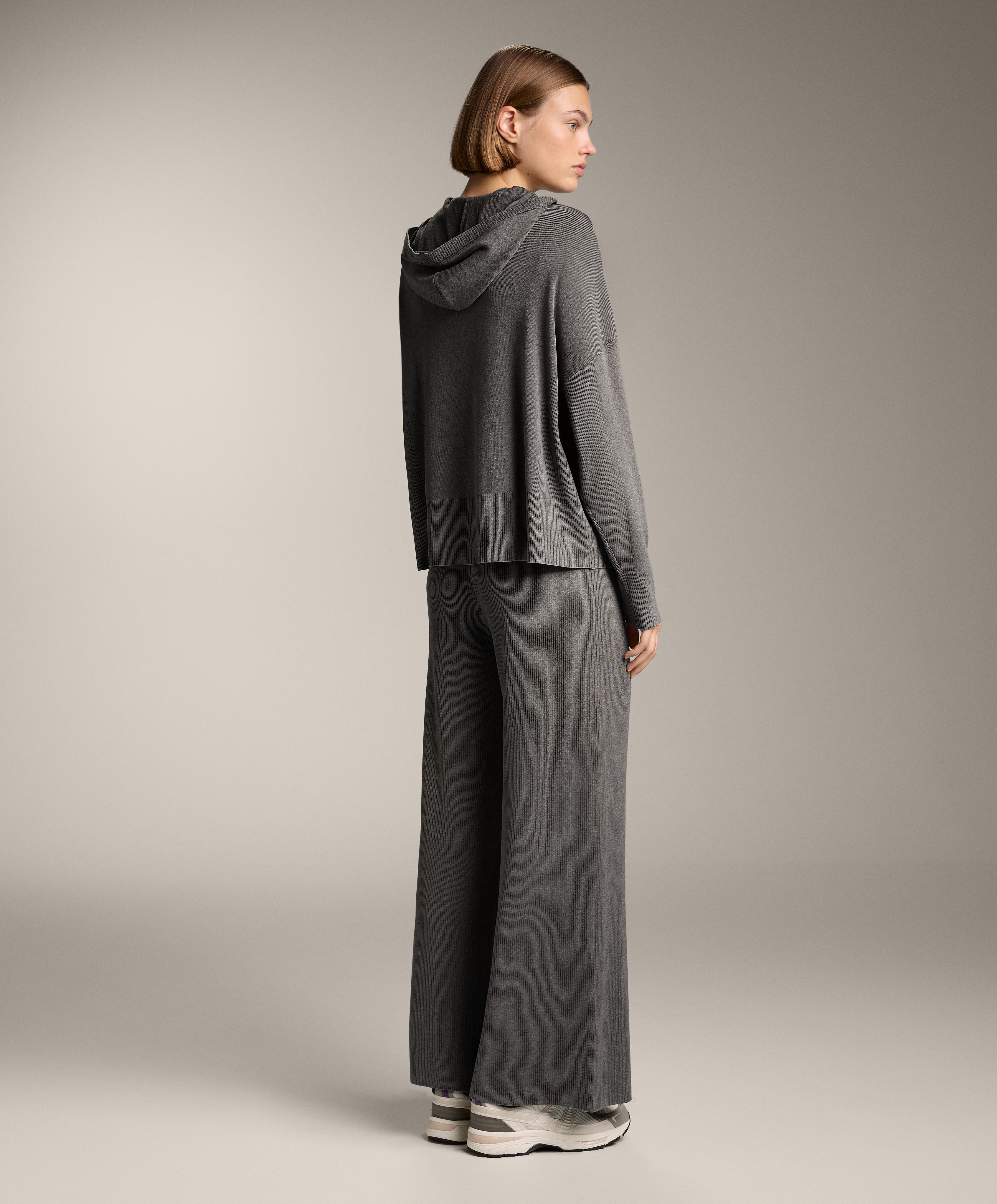 Mi⭐︎iirot High Stretch Knit Pants ICHI ZIMMIE - Trousers - string melange/beige - Zalando.co.uk