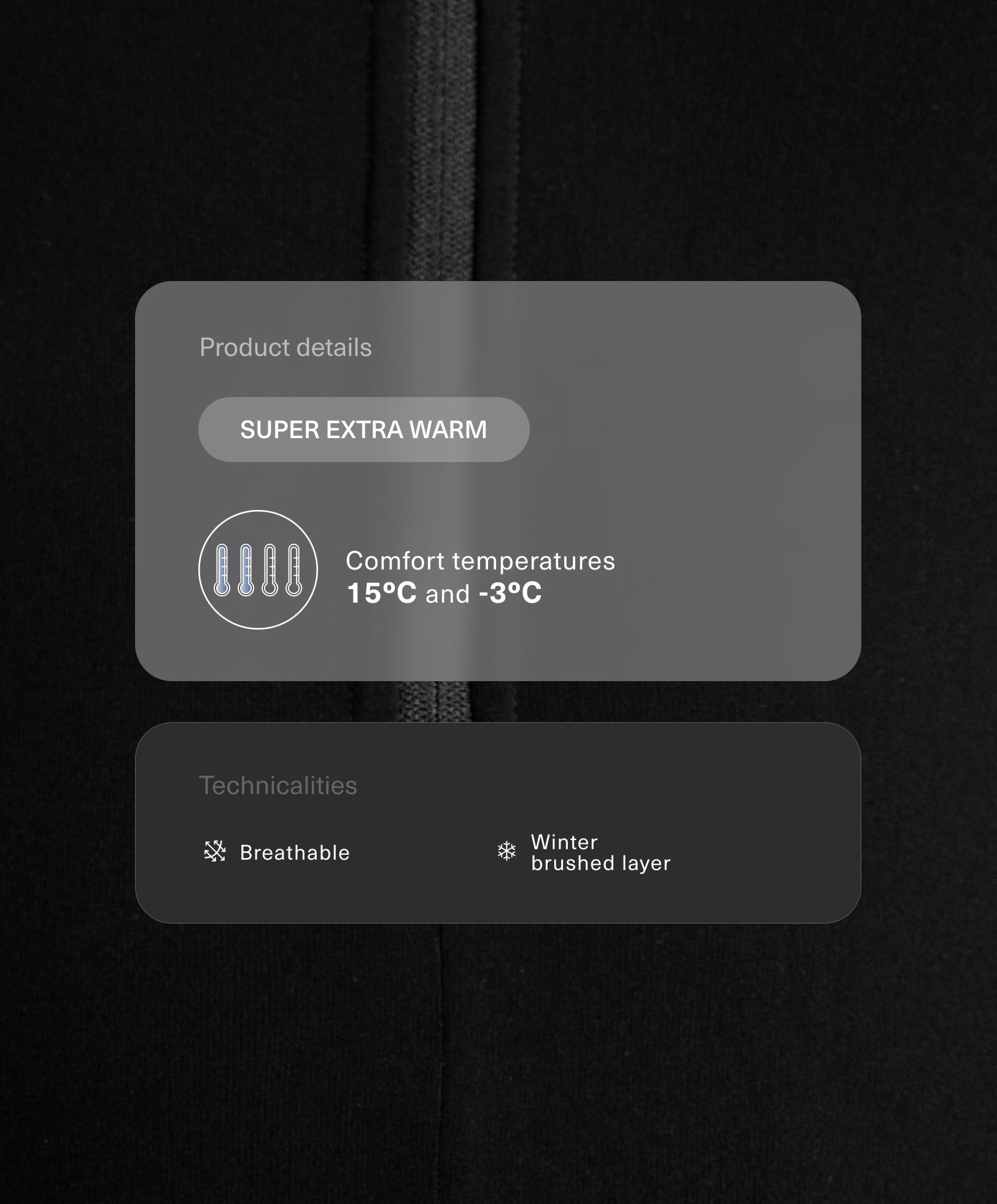 Combinaison longue super extra Warm Combinaison longue super extra Warm