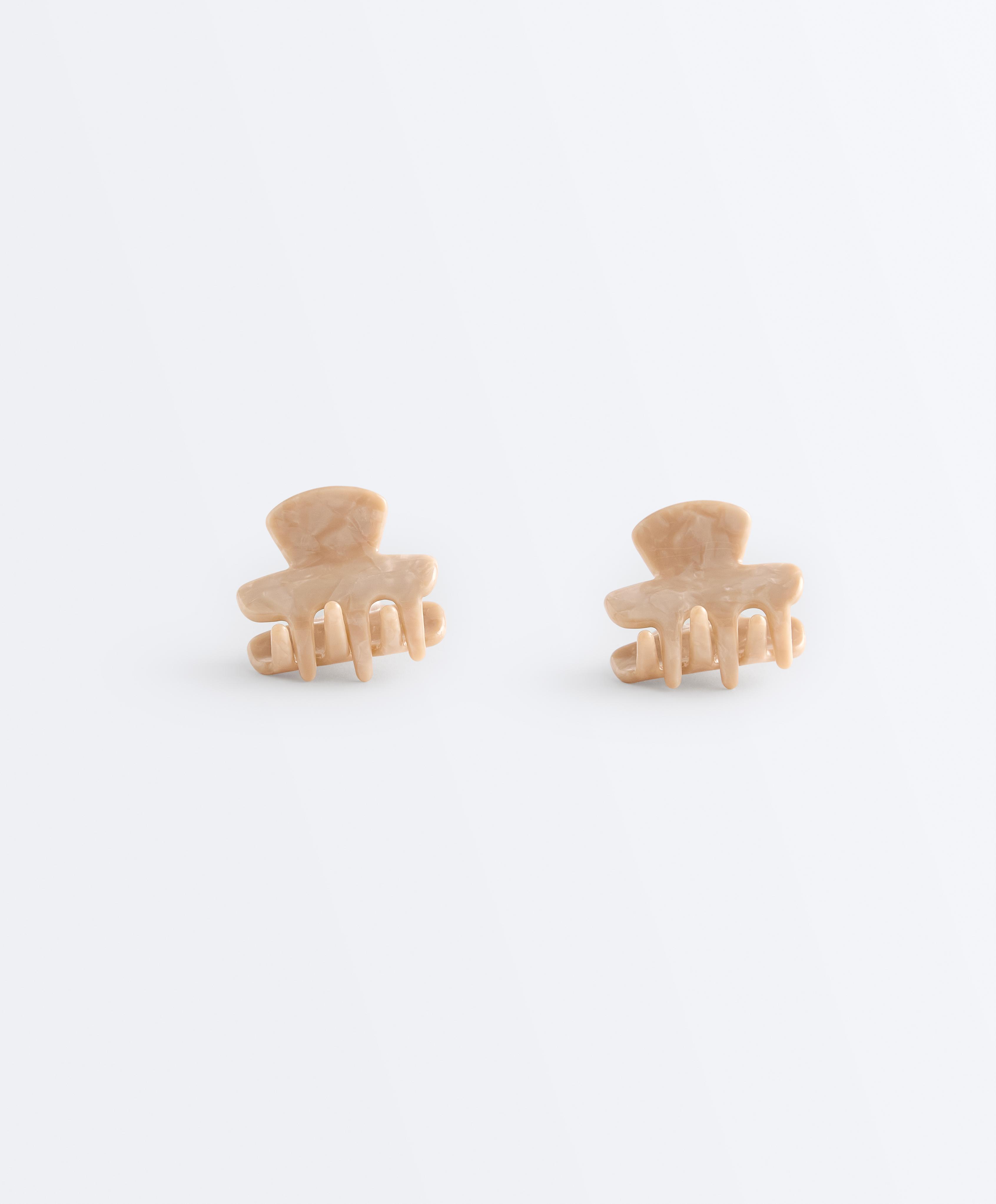 2 mini spinki do włosów