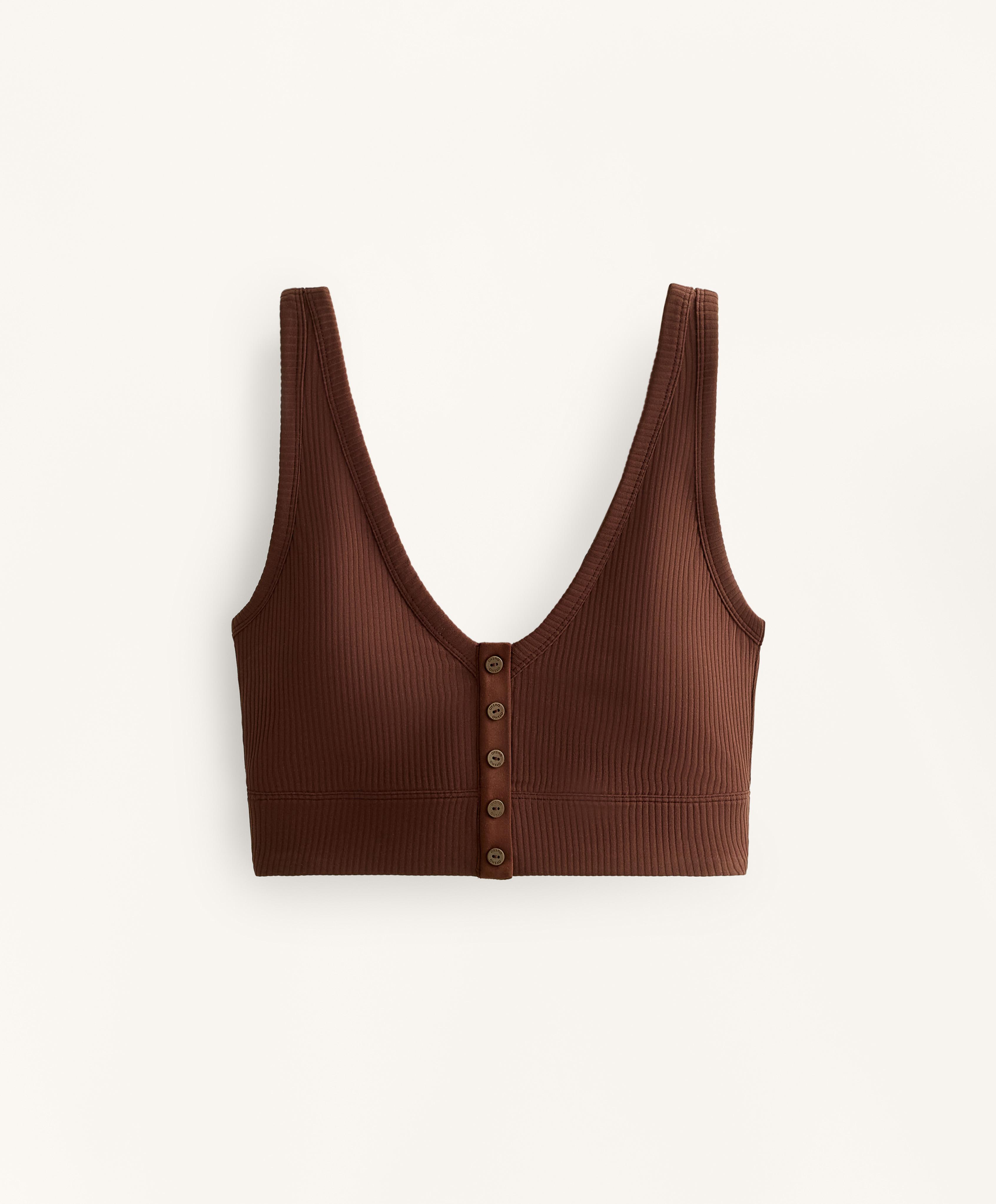 تانك توب Comfortlux مضلع بياقة هينلي وظهر مفتوح - تخفيضات