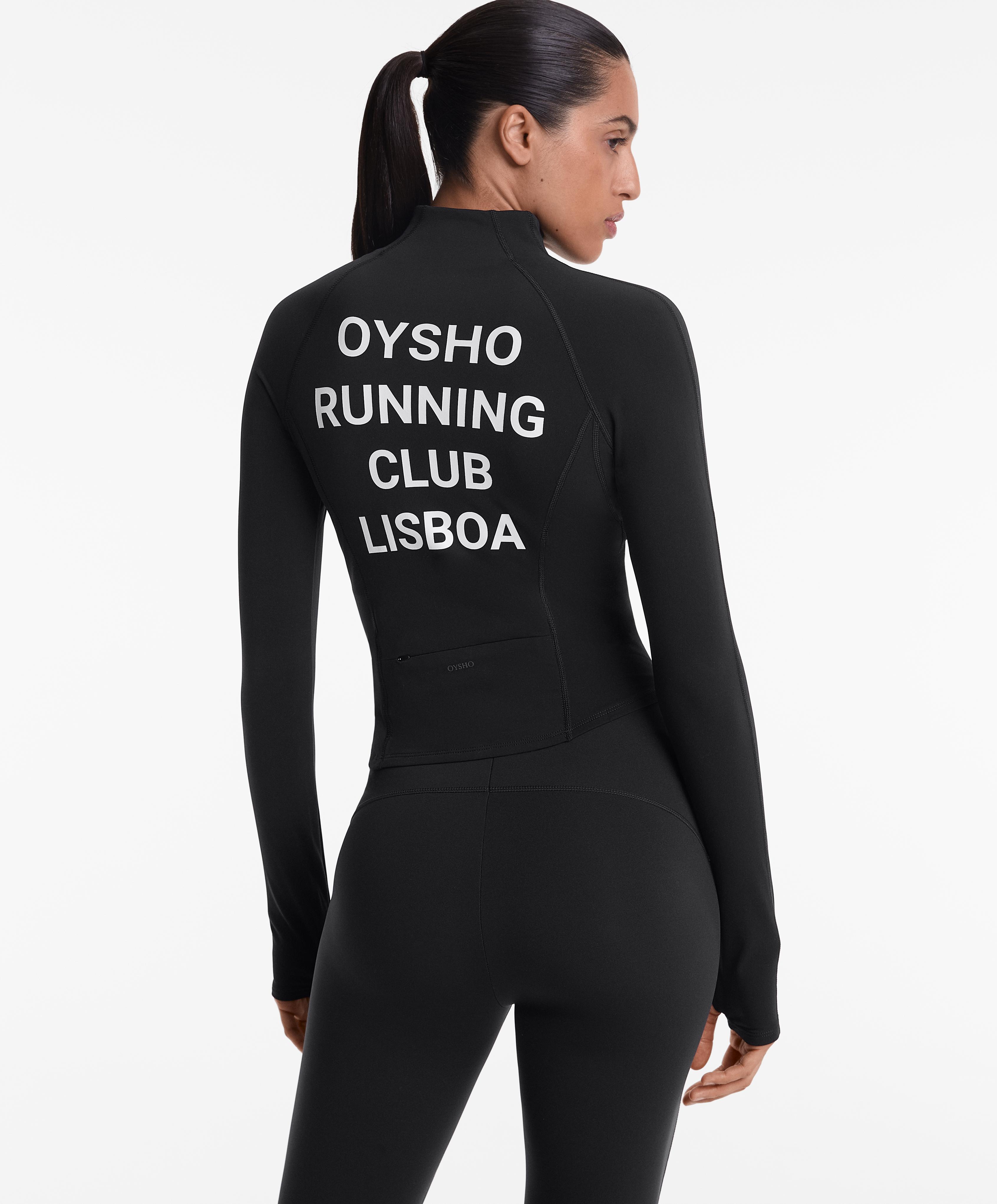 Veste technique light warm à coutures Oysho Running Club Lisboa