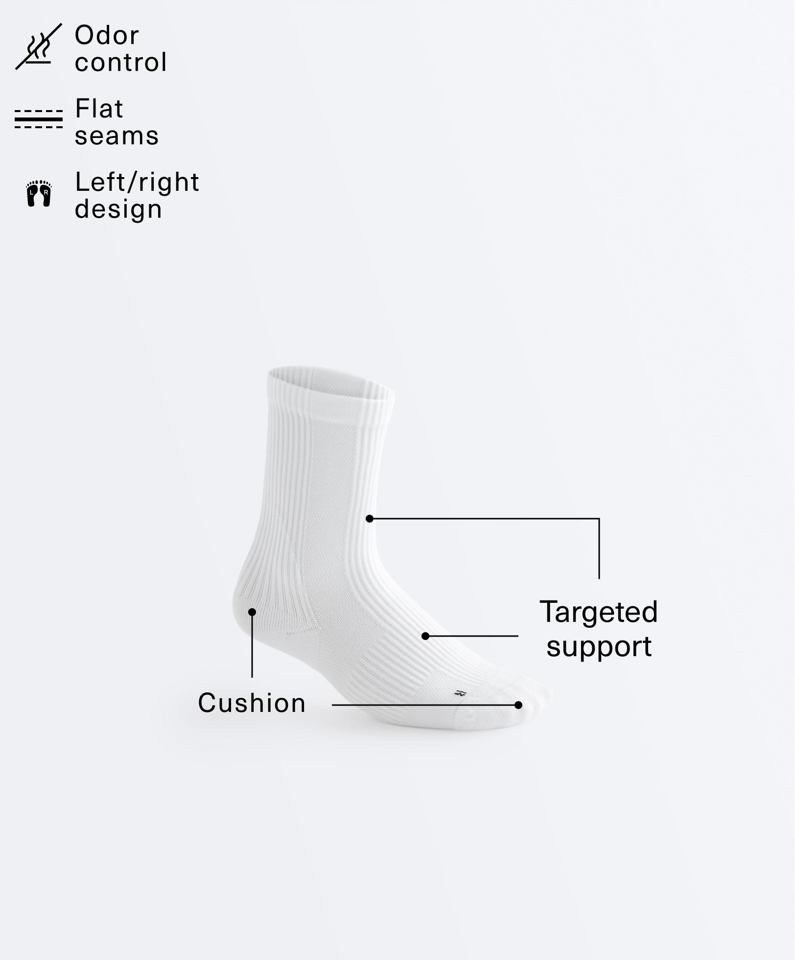 3 paires de chaussettes classic en mélange de polyamide brassière sport 3 paires de chaussettes classic en mélange de polyamide brassière sport