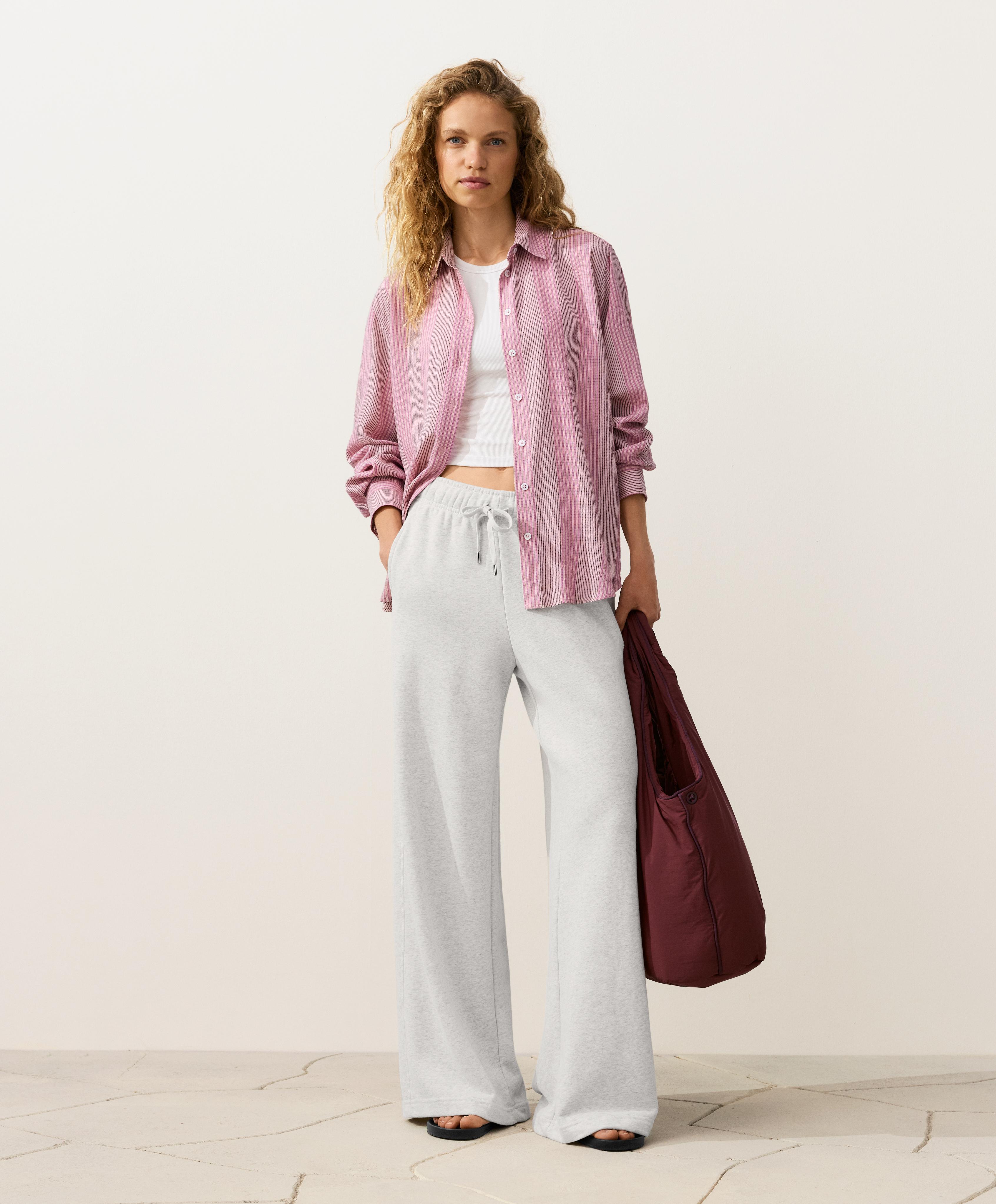 Long sleeve shirt — PALE RASPBERRY