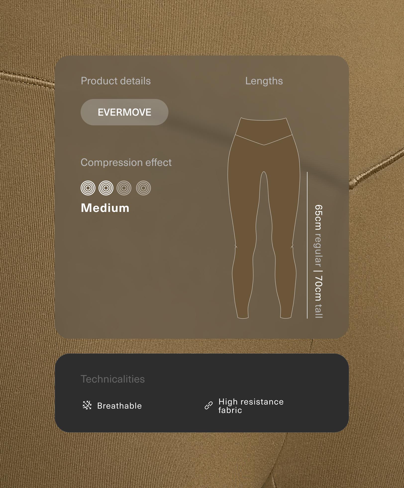 Leggings até ao tornozelo high rise Evermove