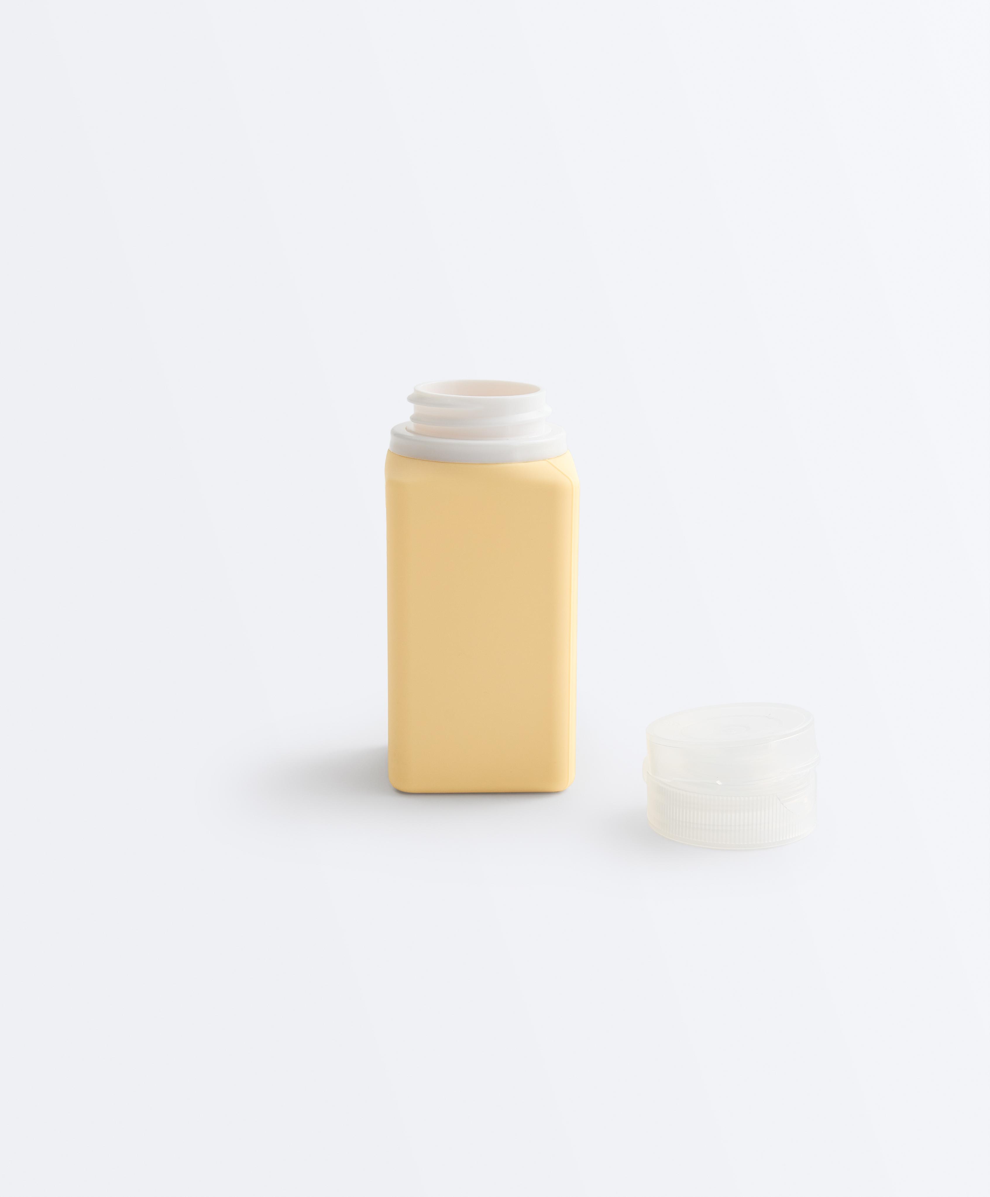 4-bottle travel wash bag — YELLOW
