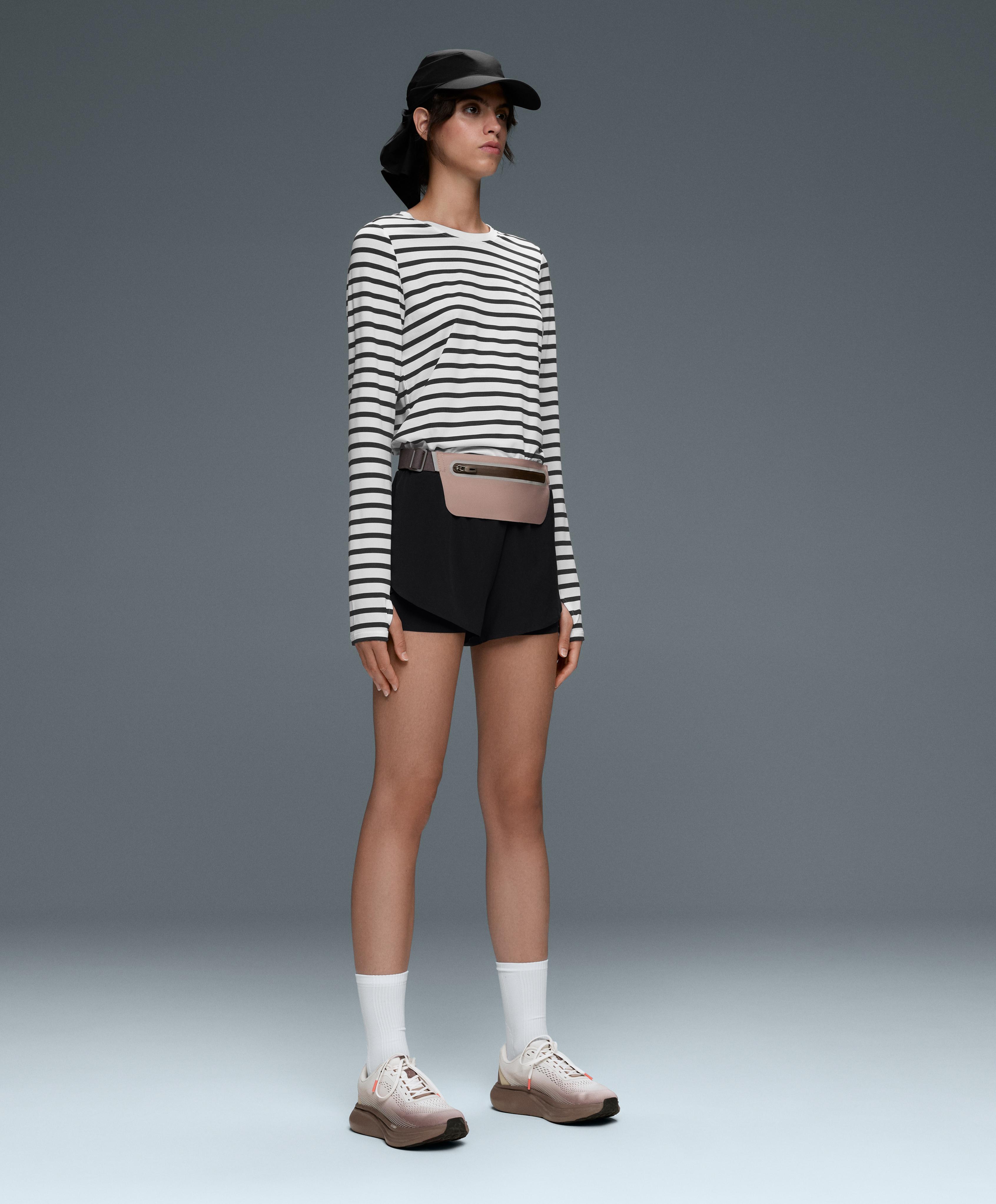Striped long-sleeve technical T-shirt Striped long-sleeve technical T-shirt
