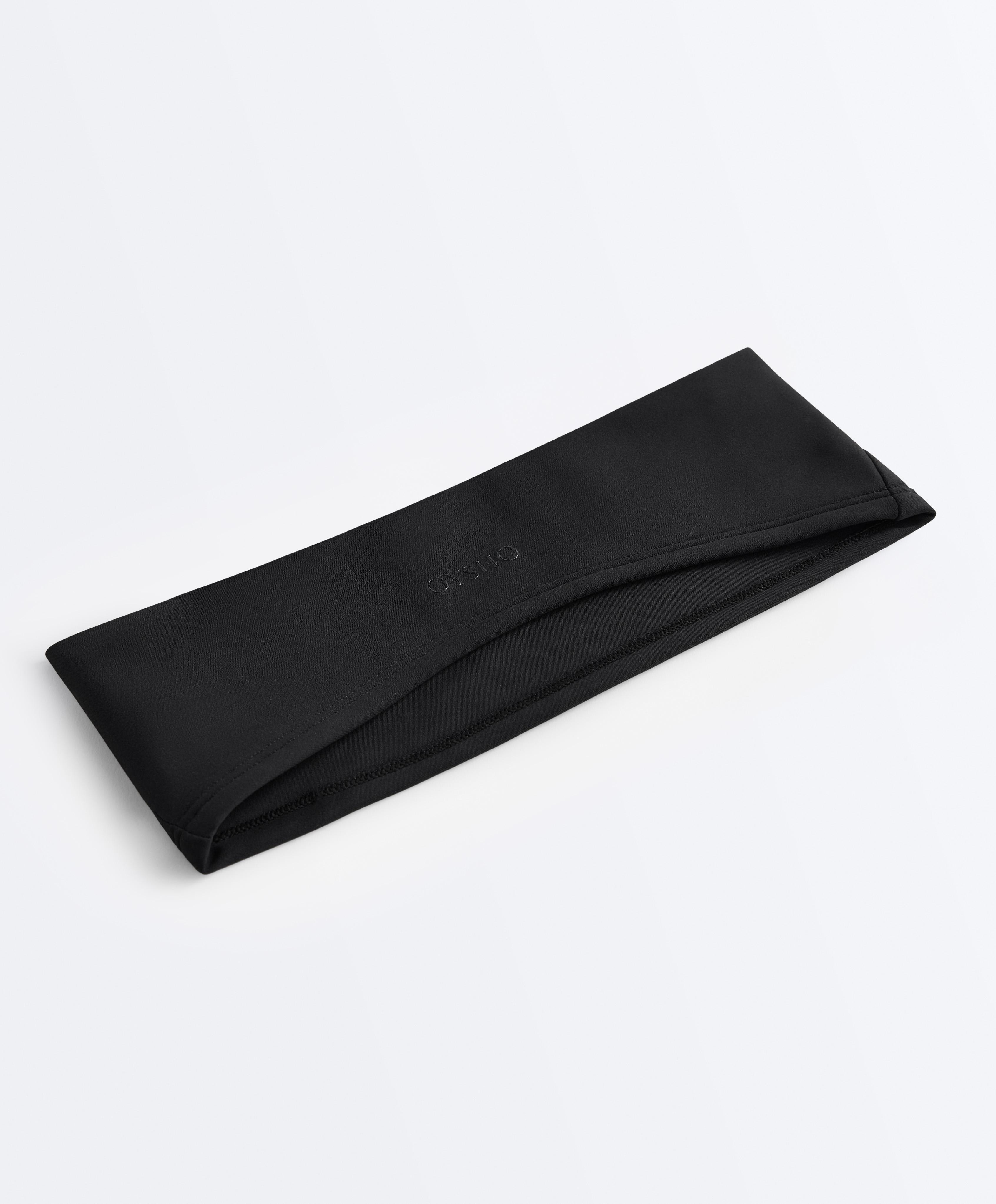 9 cm sports headband — BLACK