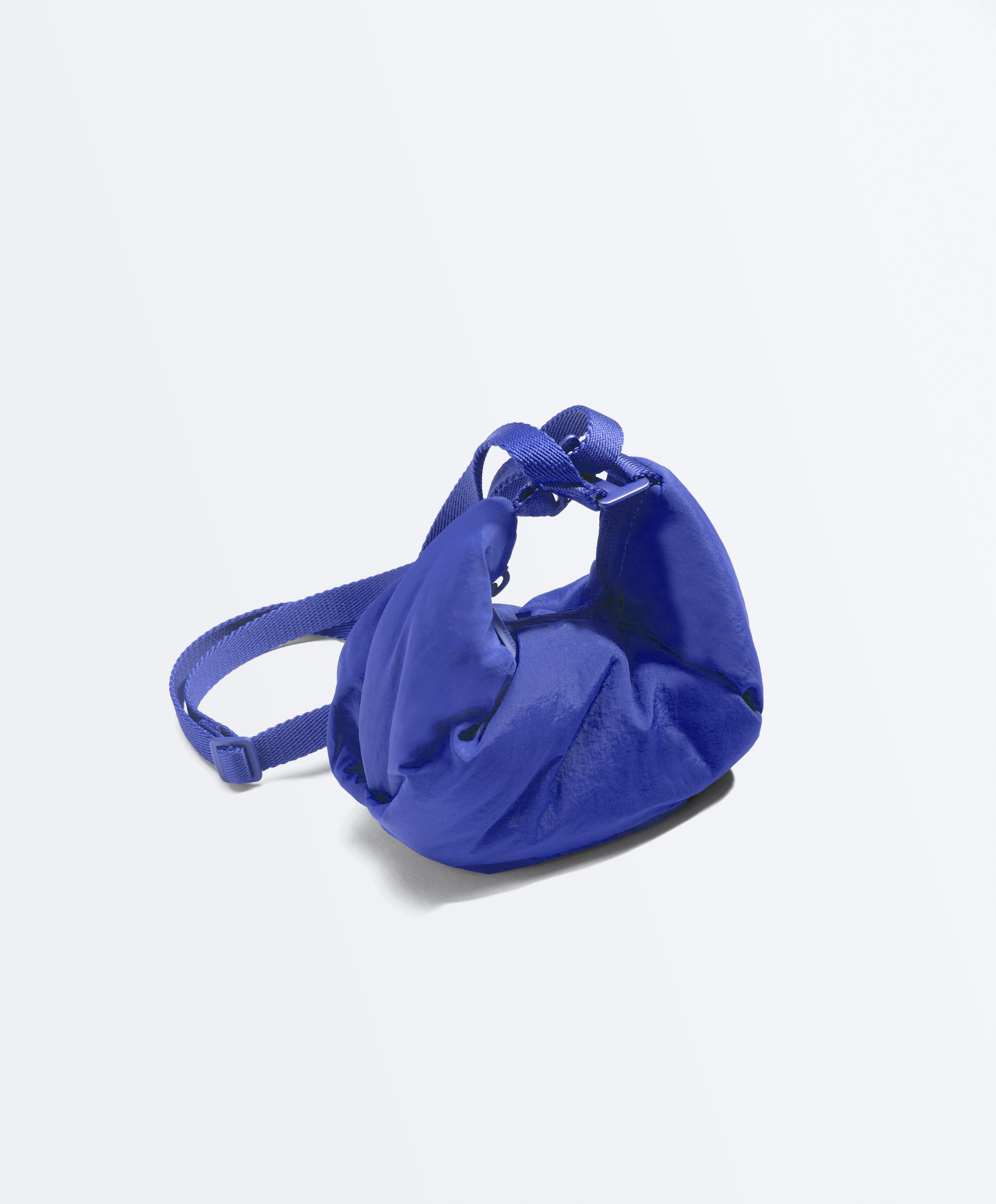 Mini quilted crossbody bag — BLUE