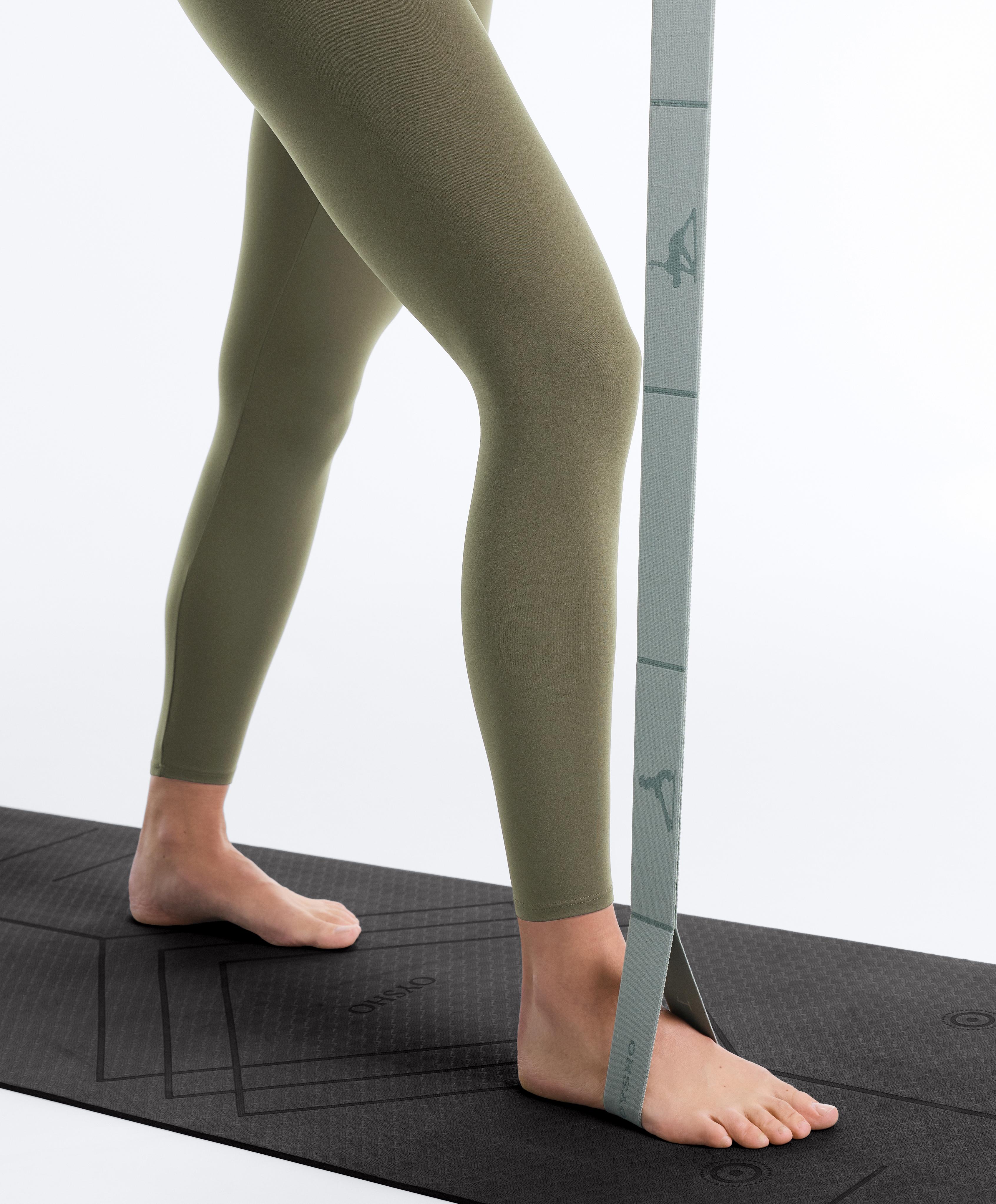 Comfortlux high-waisted ankle-length leggings — KHAKI