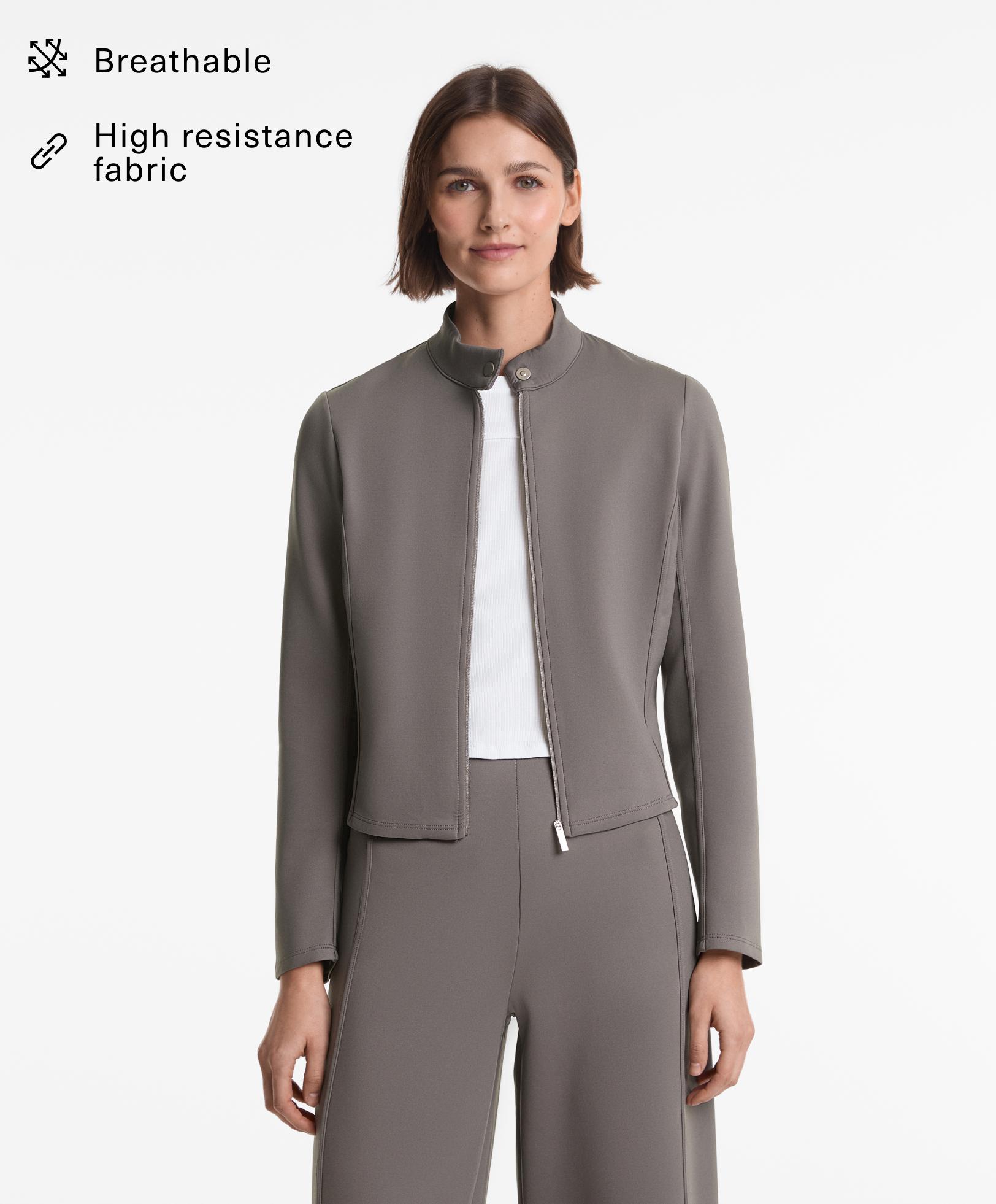 Neoprene-effect jacket - Sale