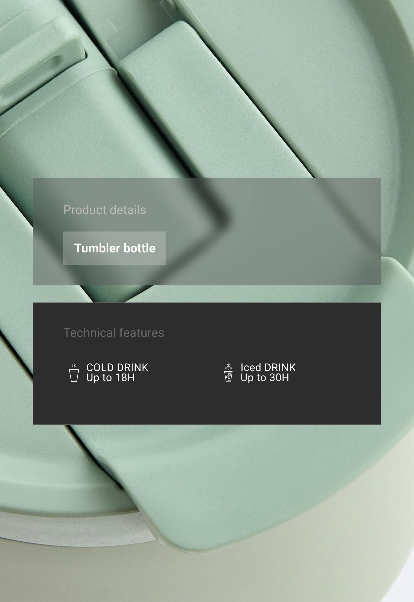 Mini tumbler with handle Mini tumbler with handle