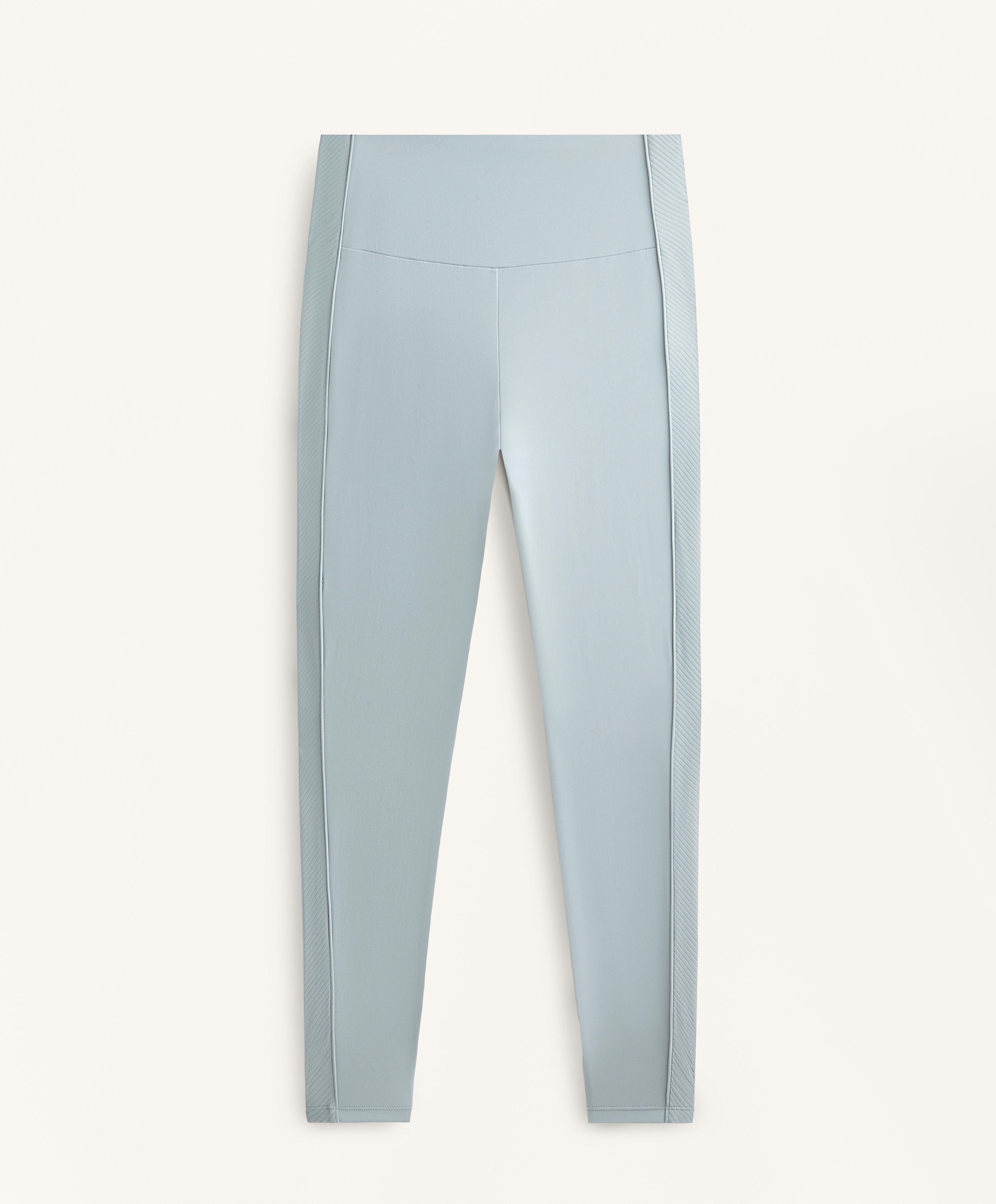 Comfortlux high-rise ankle-length leggings with side rib detail - Sale