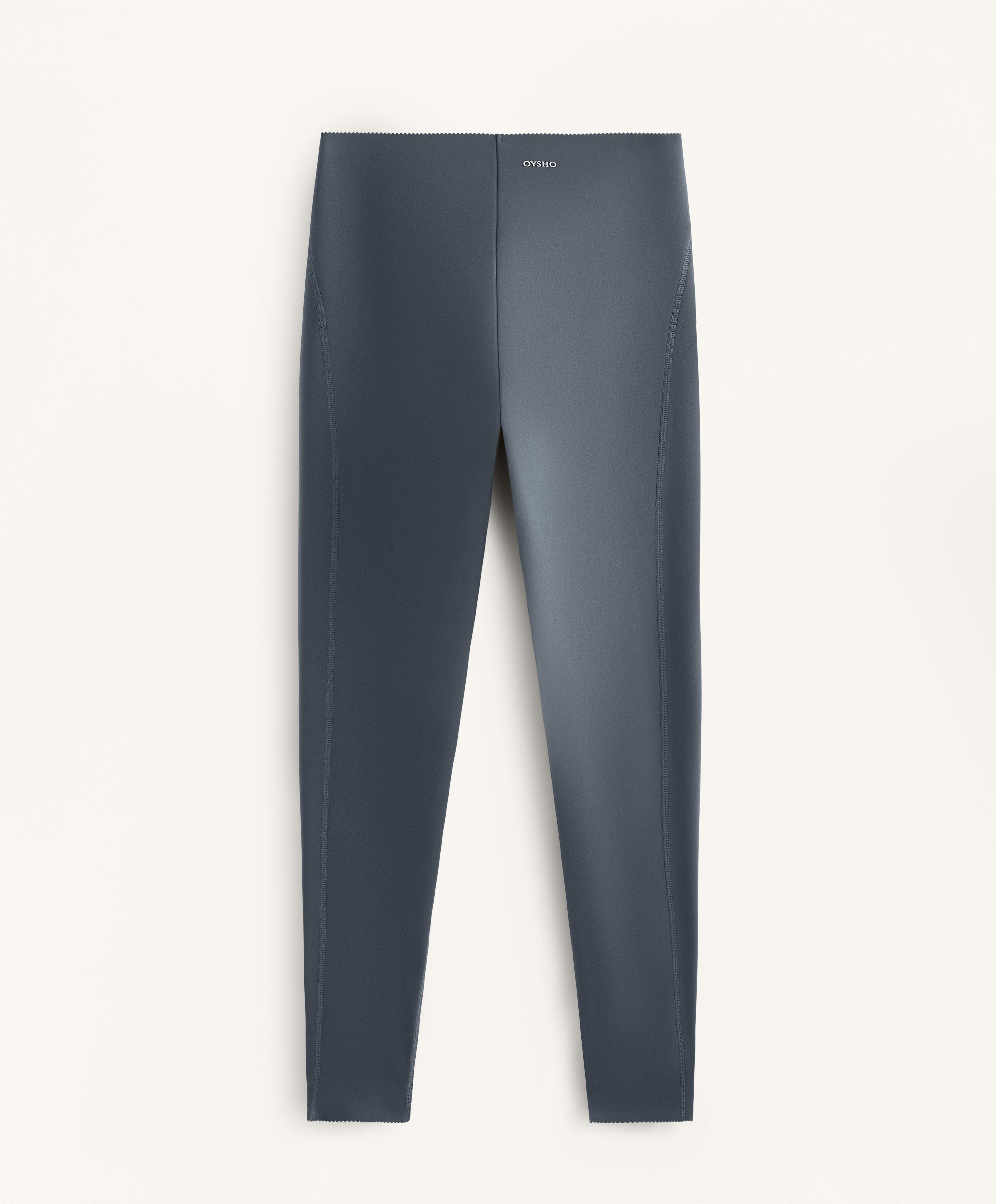 Compressive core control legging op enkellengte met hoge taille