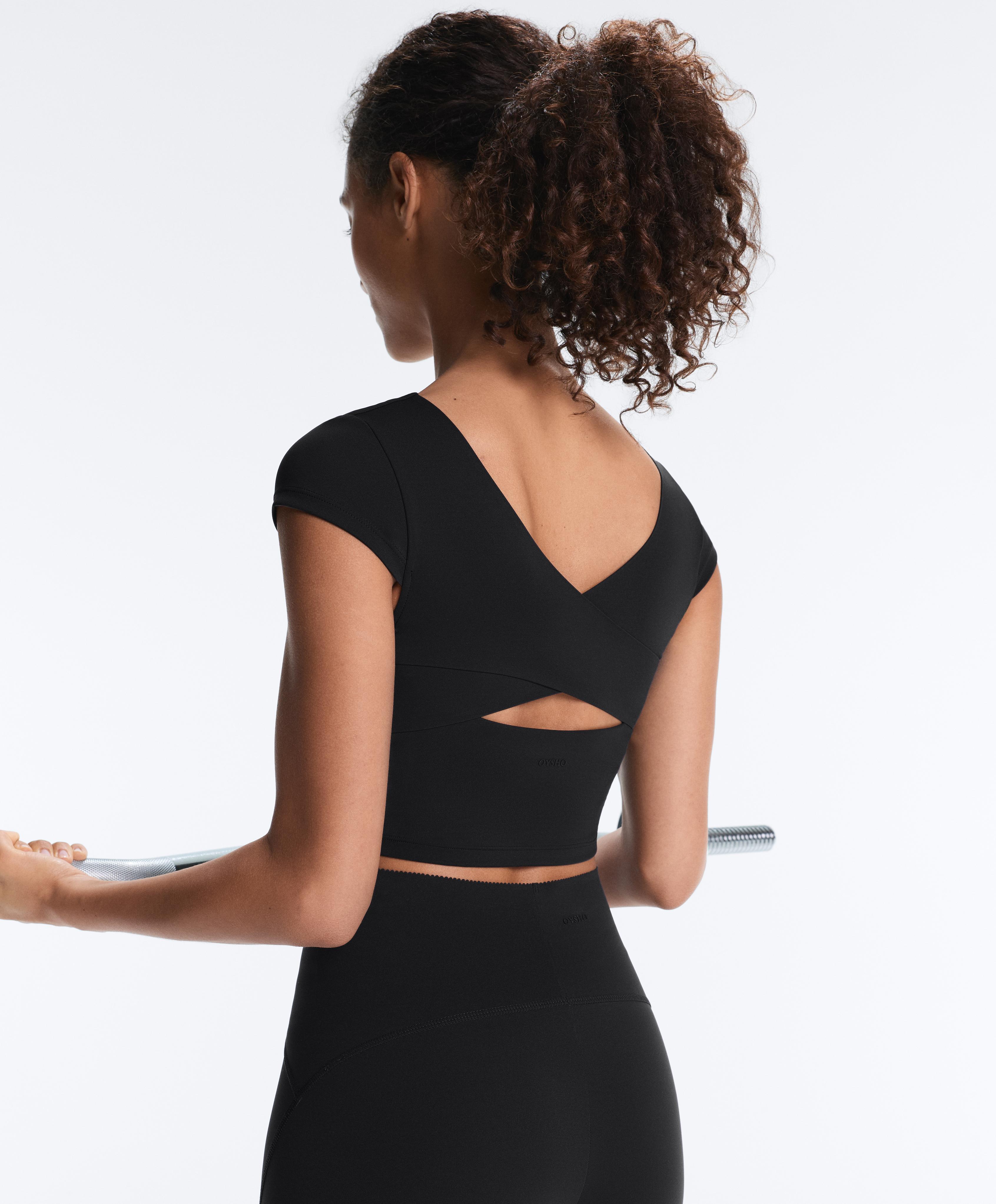 Seamed Compressive tank top — BLACK