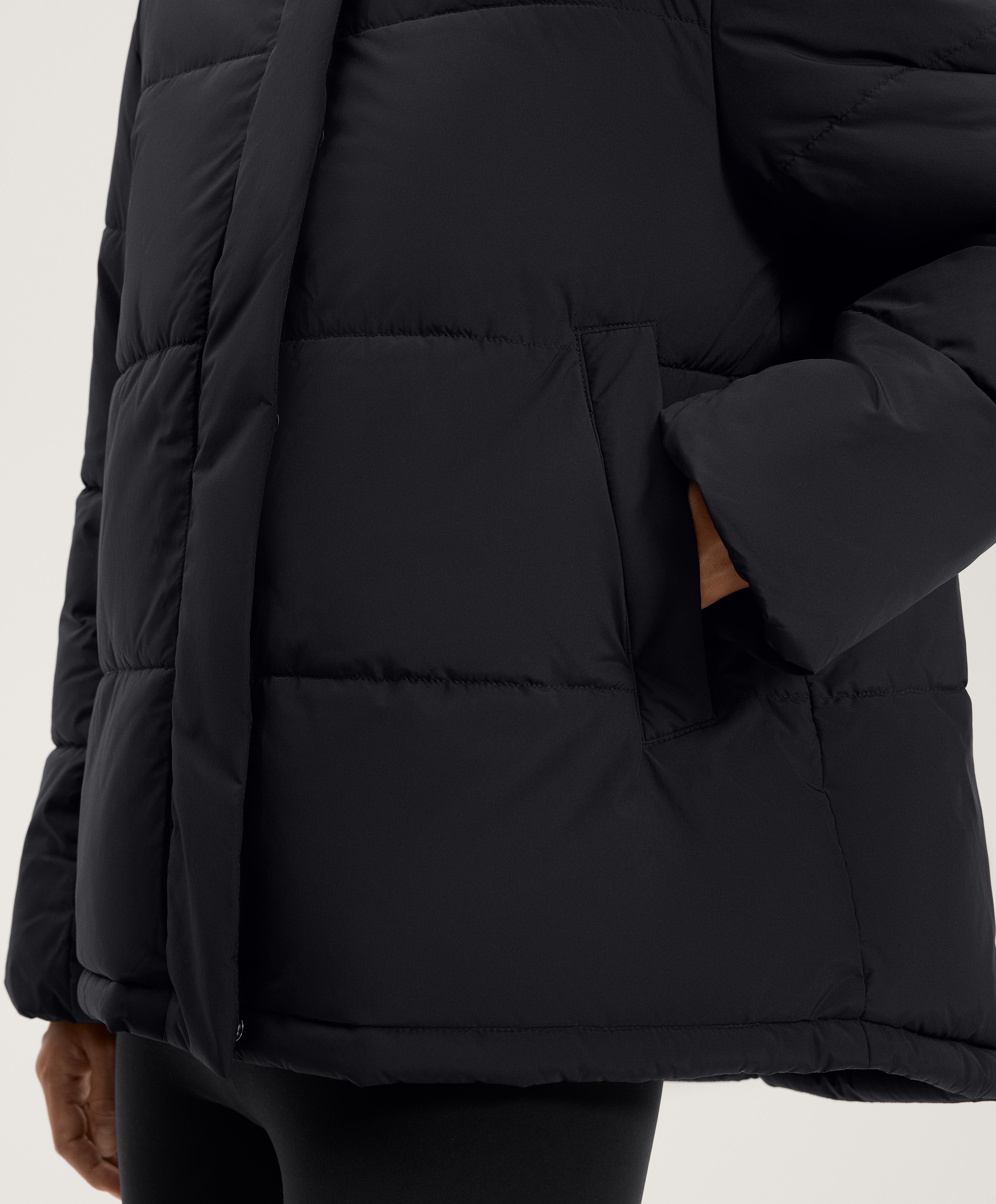 Primaloft® water-repellent padded jacket — BLACK