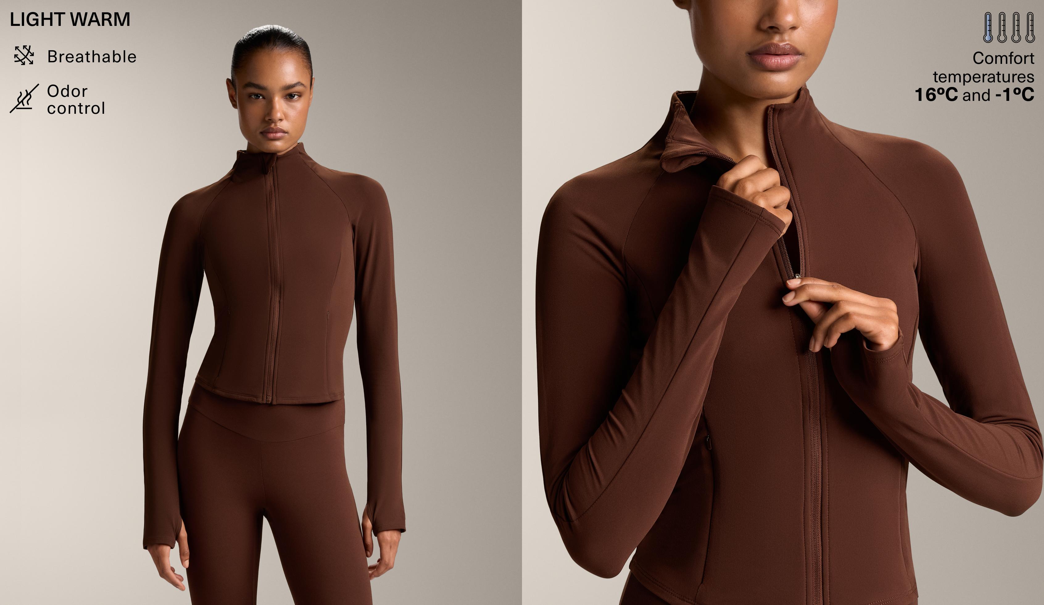 Light warm technical jacket