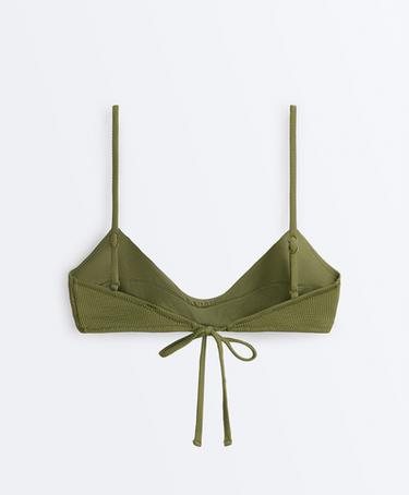 Rib bikini top — LIGHT KHAKI 8
